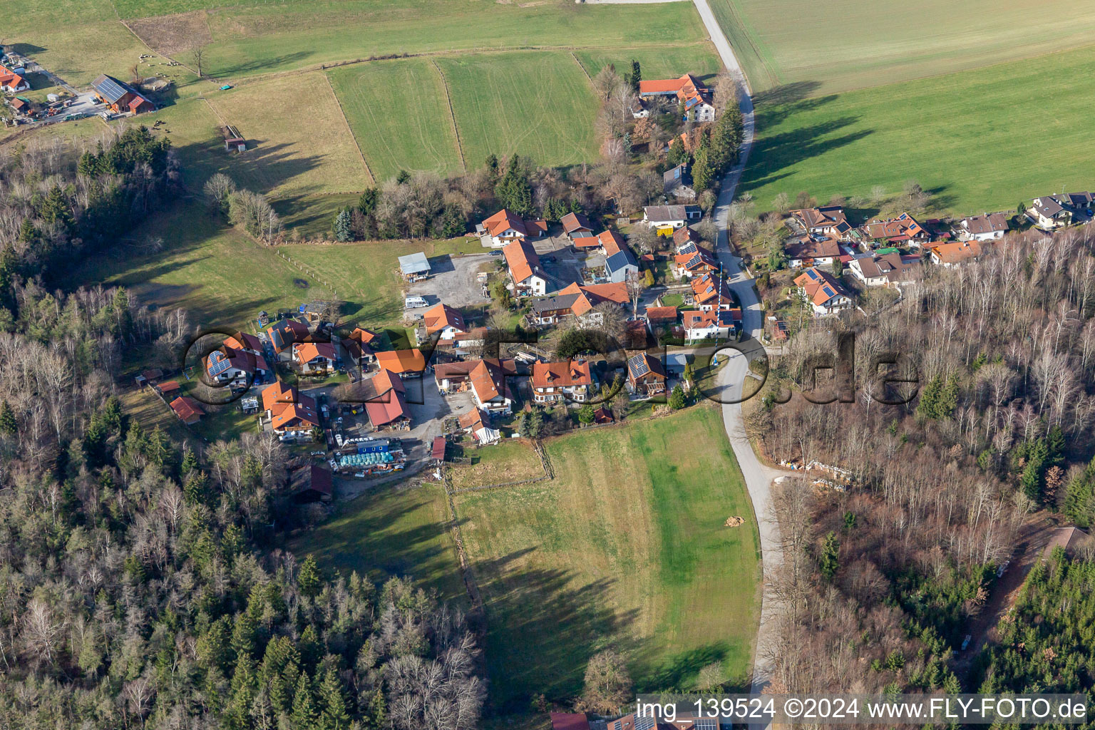 District Bachhausen in Berg in the state Bavaria, Germany