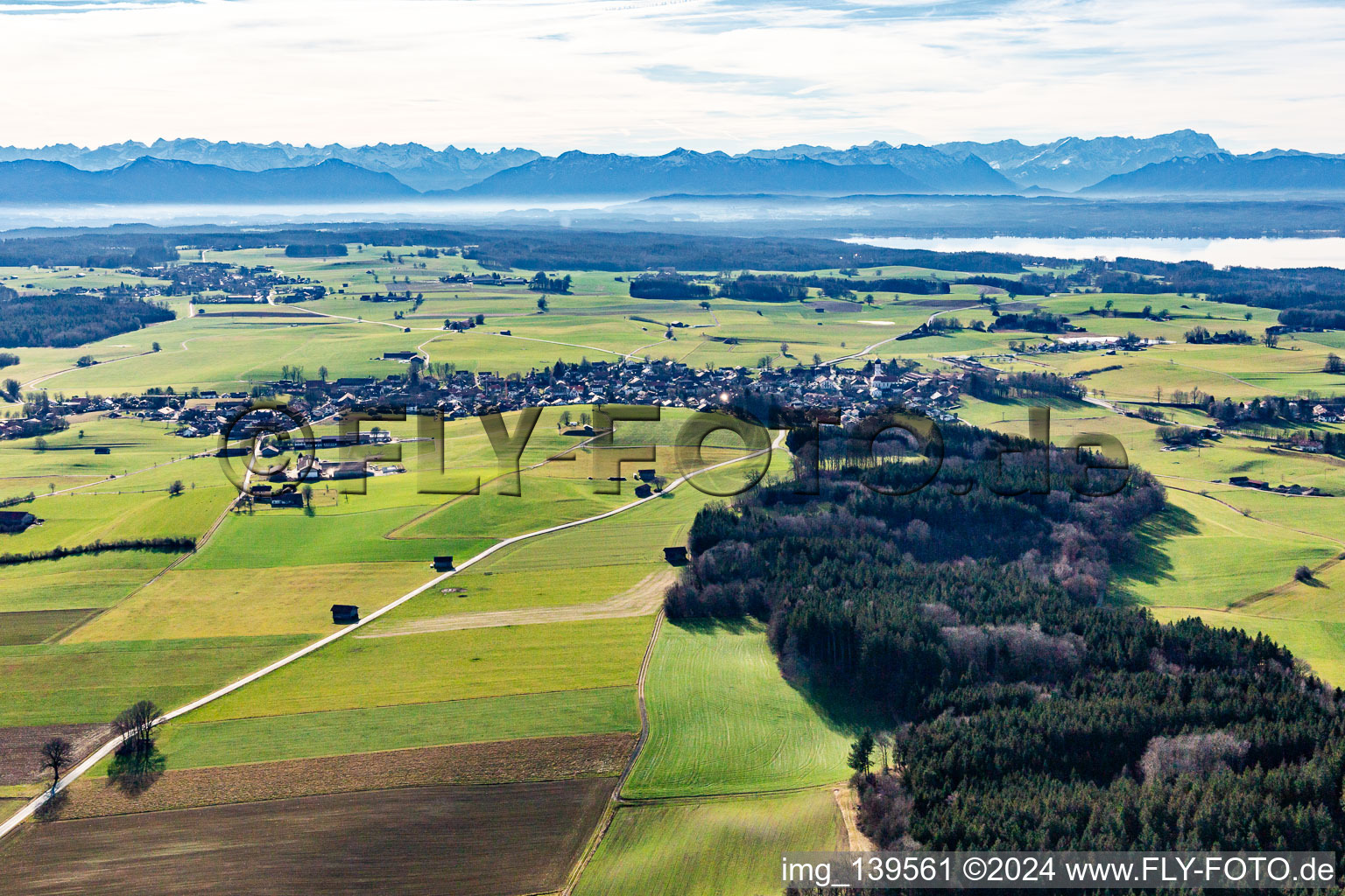 From the north in Münsing in the state Bavaria, Germany