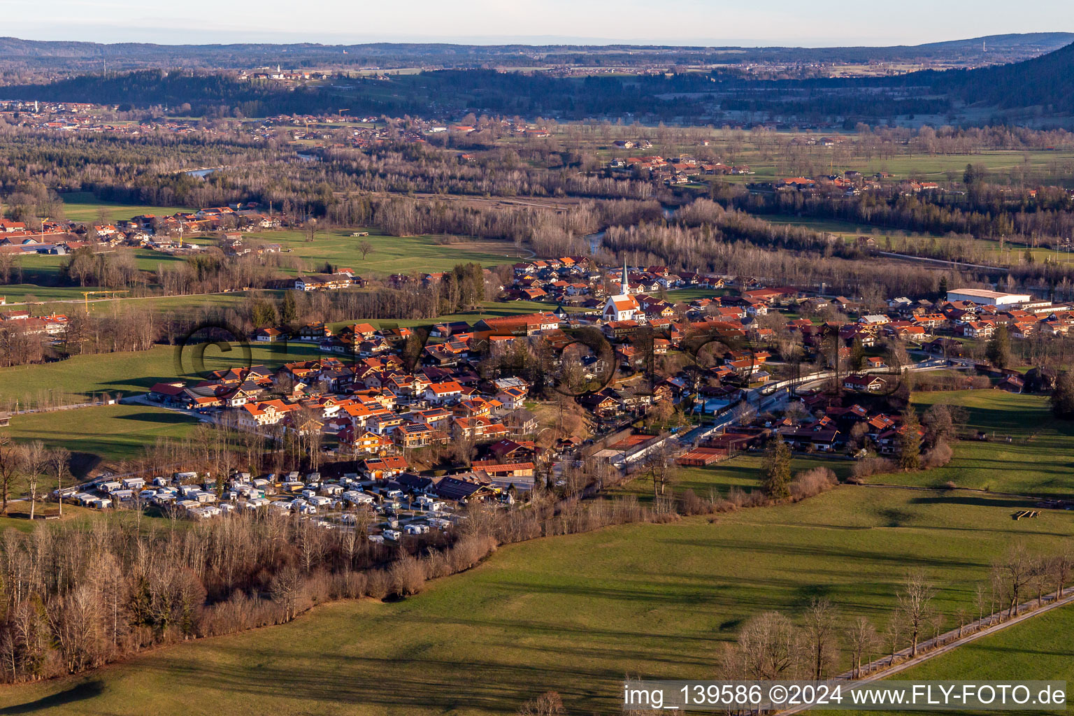 District Arzbach in Wackersberg in the state Bavaria, Germany