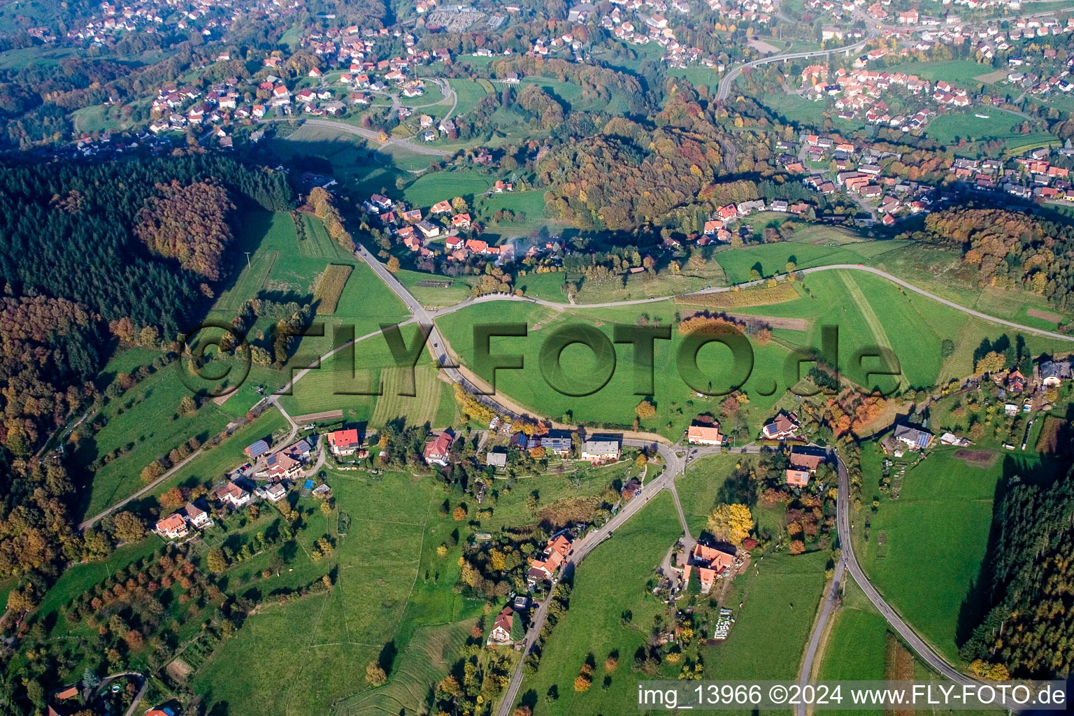 District Schönbüch in Bühlertal in the state Baden-Wuerttemberg, Germany