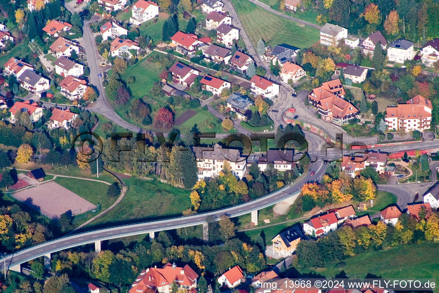 District Hof in Bühlertal in the state Baden-Wuerttemberg, Germany