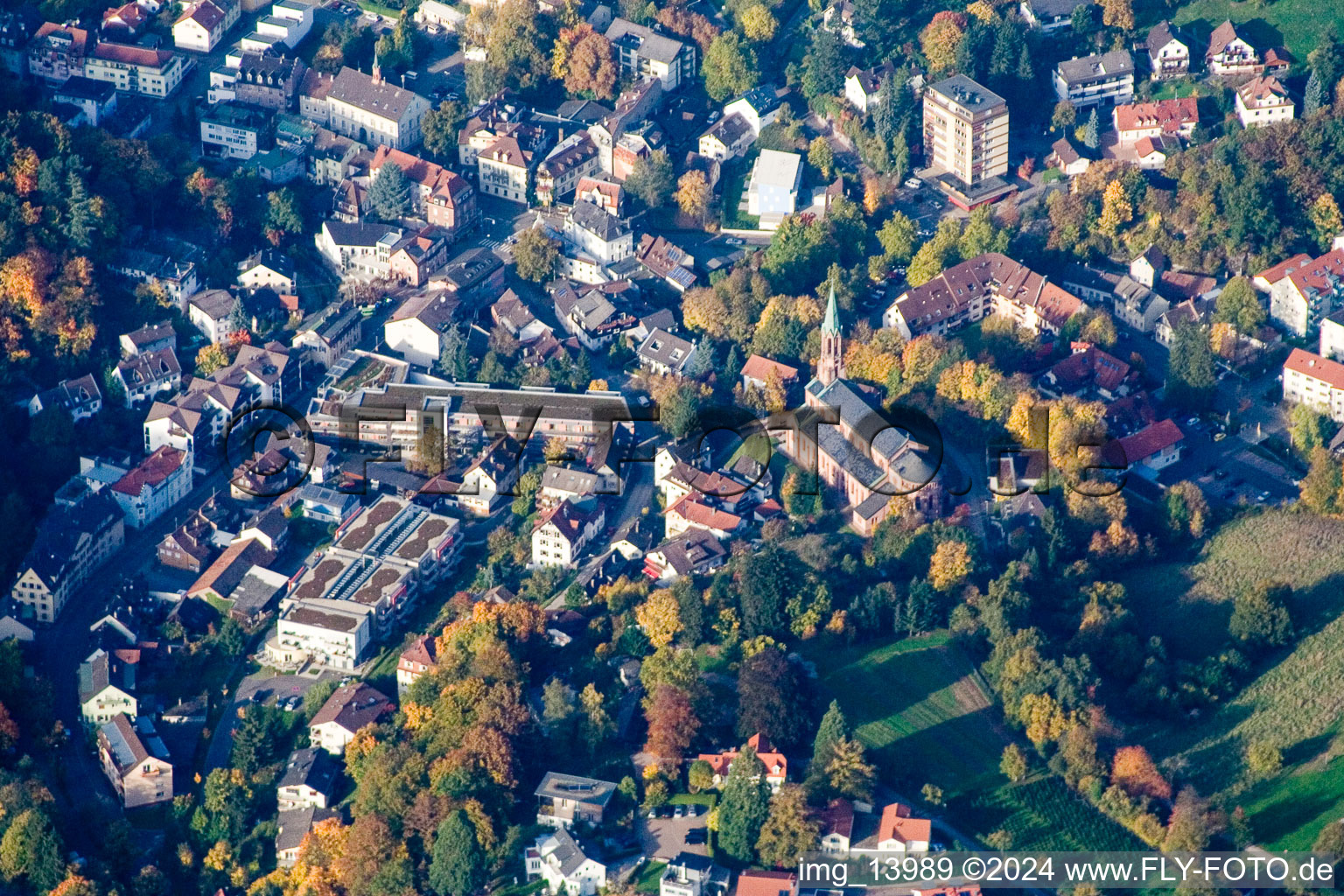 Markgraf-Ludwig Gymnasium in Baden-Baden in the state Baden-Wuerttemberg, Germany