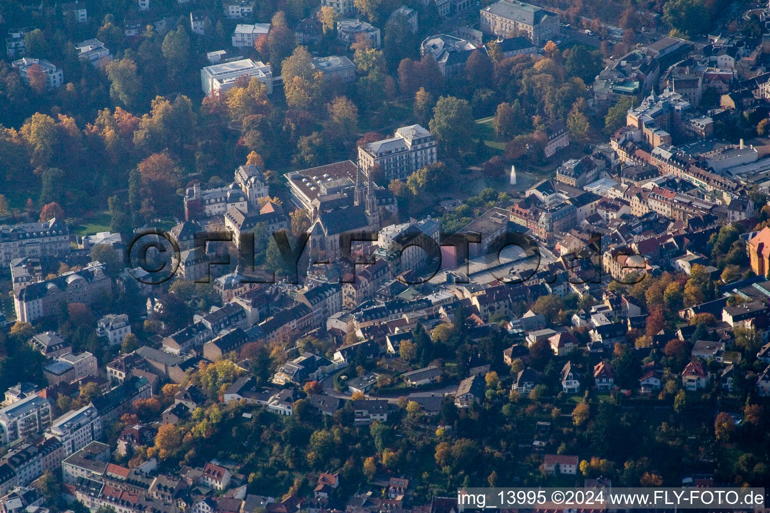 Lichtentaler Straße in Baden-Baden in the state Baden-Wuerttemberg, Germany