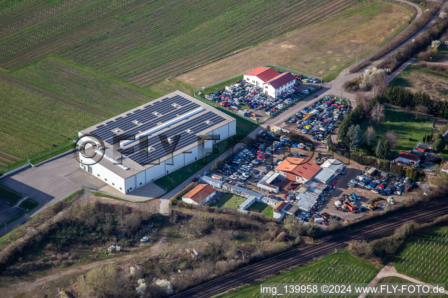 Autoverwertuing Demand-Recycling GmbH and Auto & Tire Center Im Wolfangel eK in Landau in der Pfalz in the state Rhineland-Palatinate, Germany