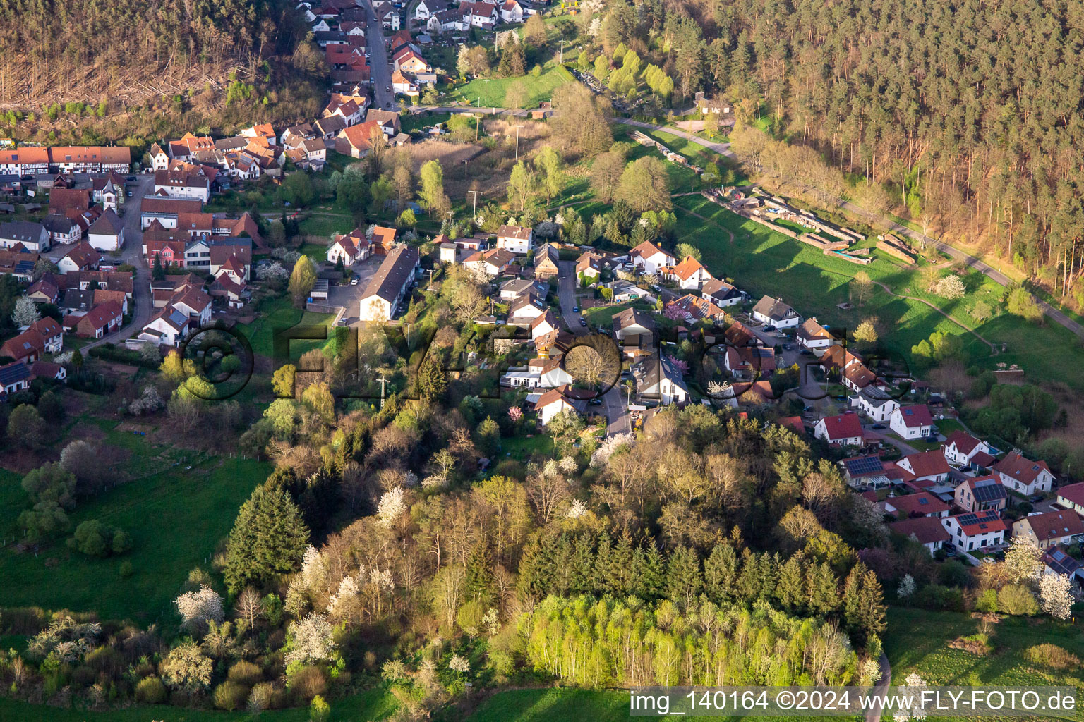 Langenhalsstr in Spirkelbach in the state Rhineland-Palatinate, Germany