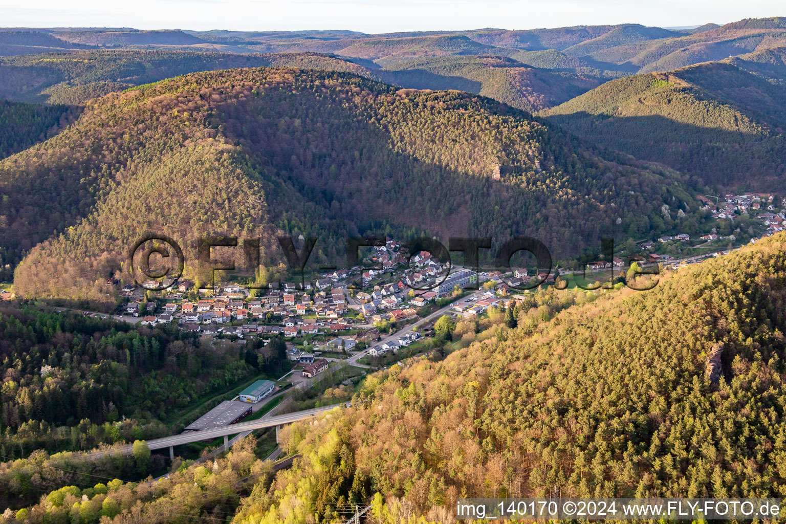 Burgstr in Wilgartswiesen in the state Rhineland-Palatinate, Germany