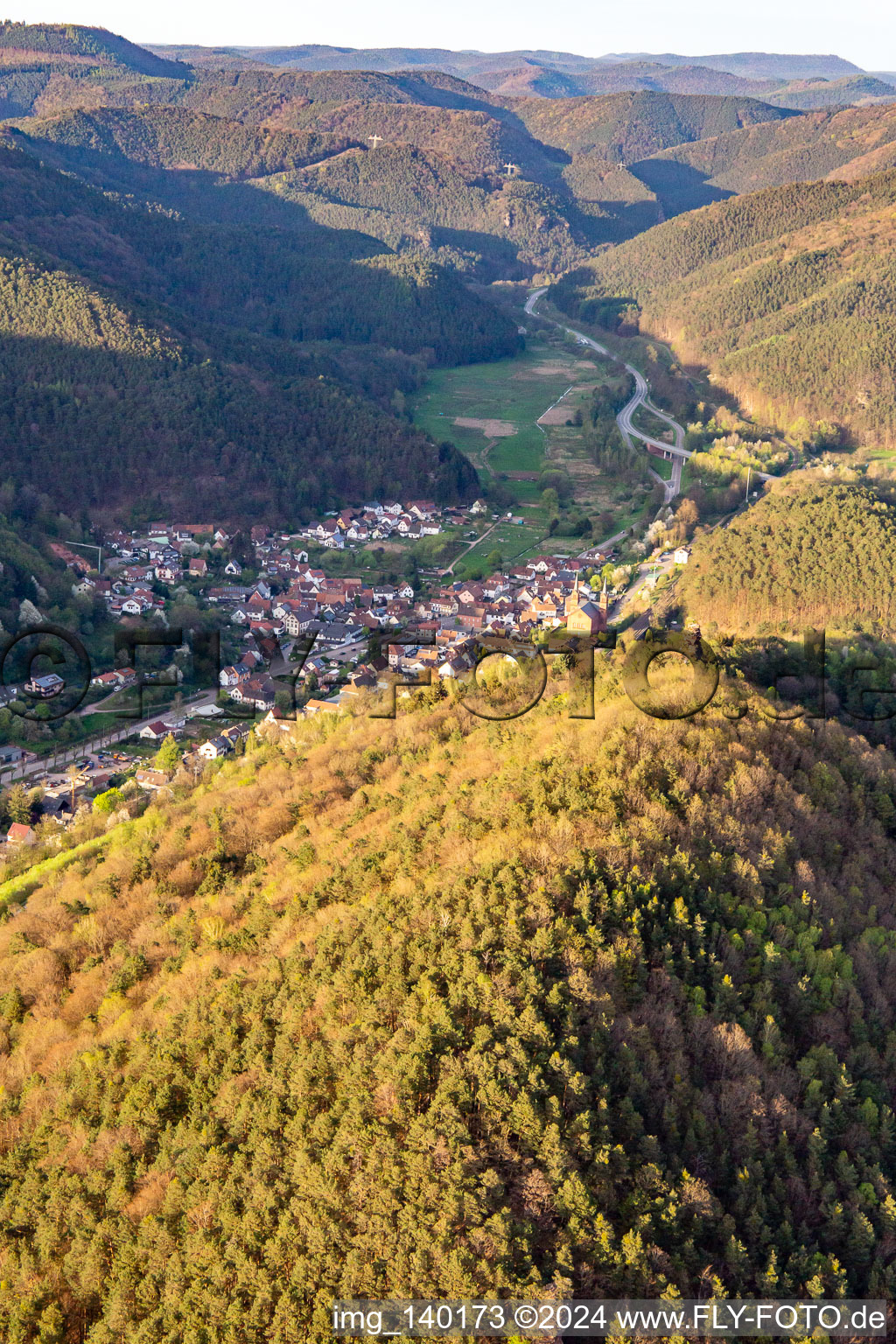 Queichtal in Wilgartswiesen in the state Rhineland-Palatinate, Germany