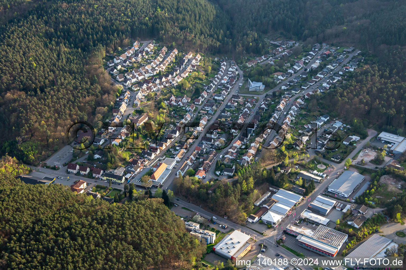 Waldenburgerstr in Hauenstein in the state Rhineland-Palatinate, Germany