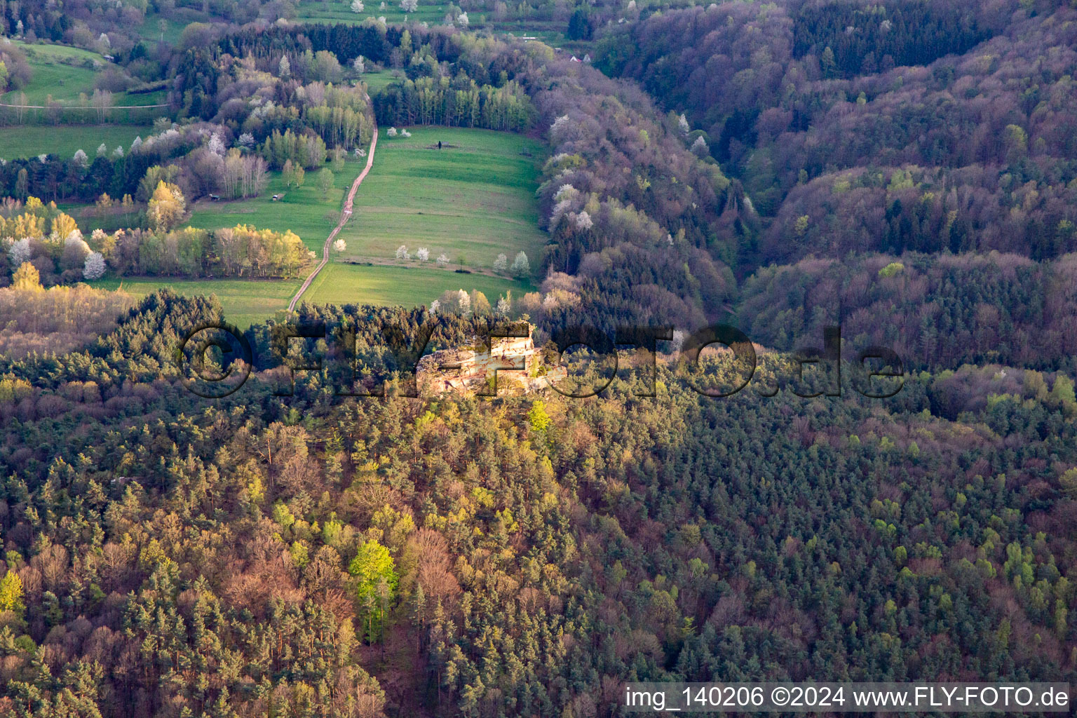 Haselstein in Oberschlettenbach in the state Rhineland-Palatinate, Germany