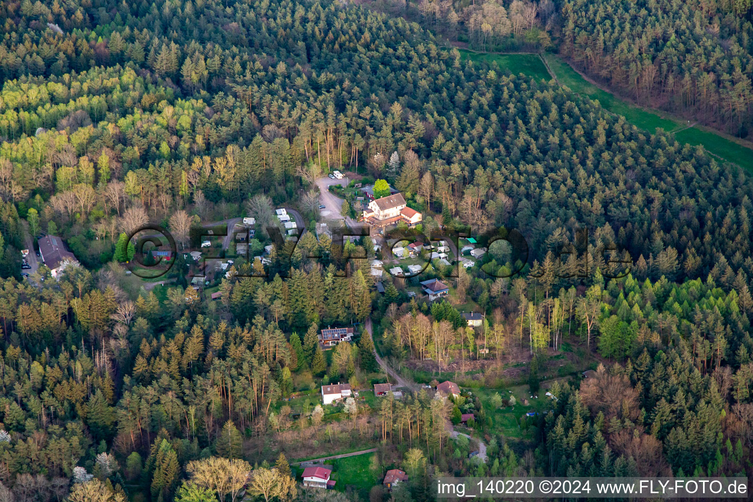 Camping and Nature Friends House Bethof in the district Lauterschwan in Vorderweidenthal in the state Rhineland-Palatinate, Germany