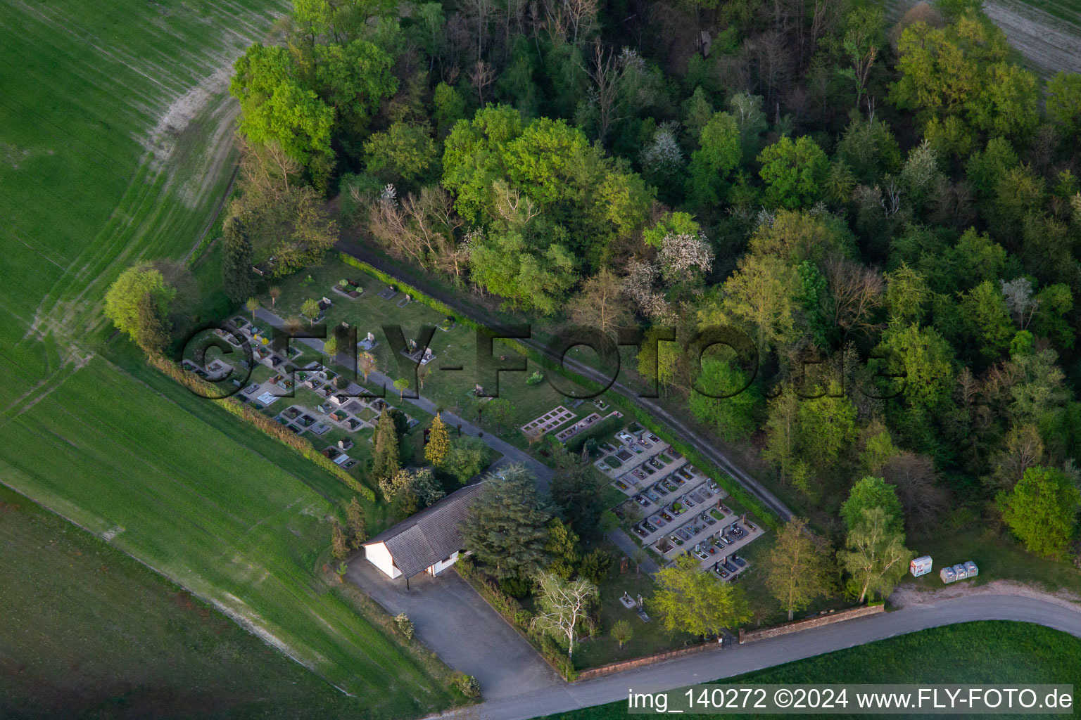 Cemetery in Barbelroth in the state Rhineland-Palatinate, Germany