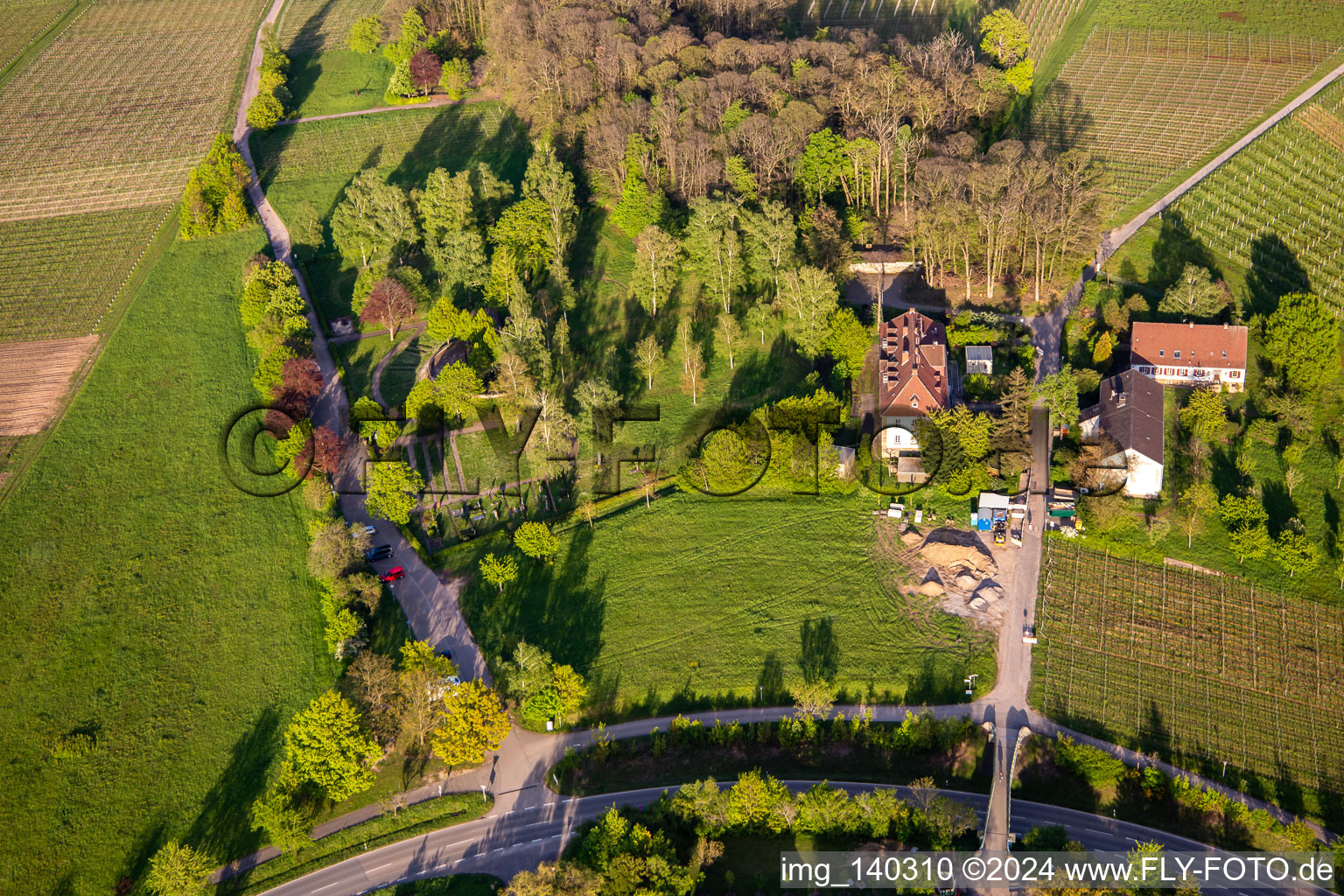 Hospital cemetery and Palatinate memorial for the victims of Nazi psychiatry in the Palatinate Hospital for Psychiatry and Neurology "Landeck in Göcklingen in the state Rhineland-Palatinate, Germany