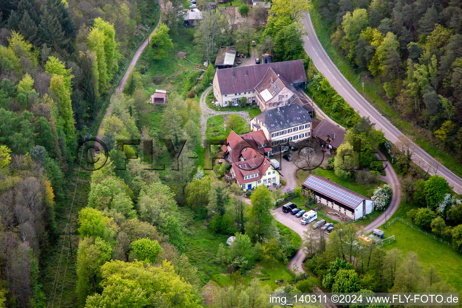 At the Kaiserbach in Klingenmünster in the state Rhineland-Palatinate, Germany