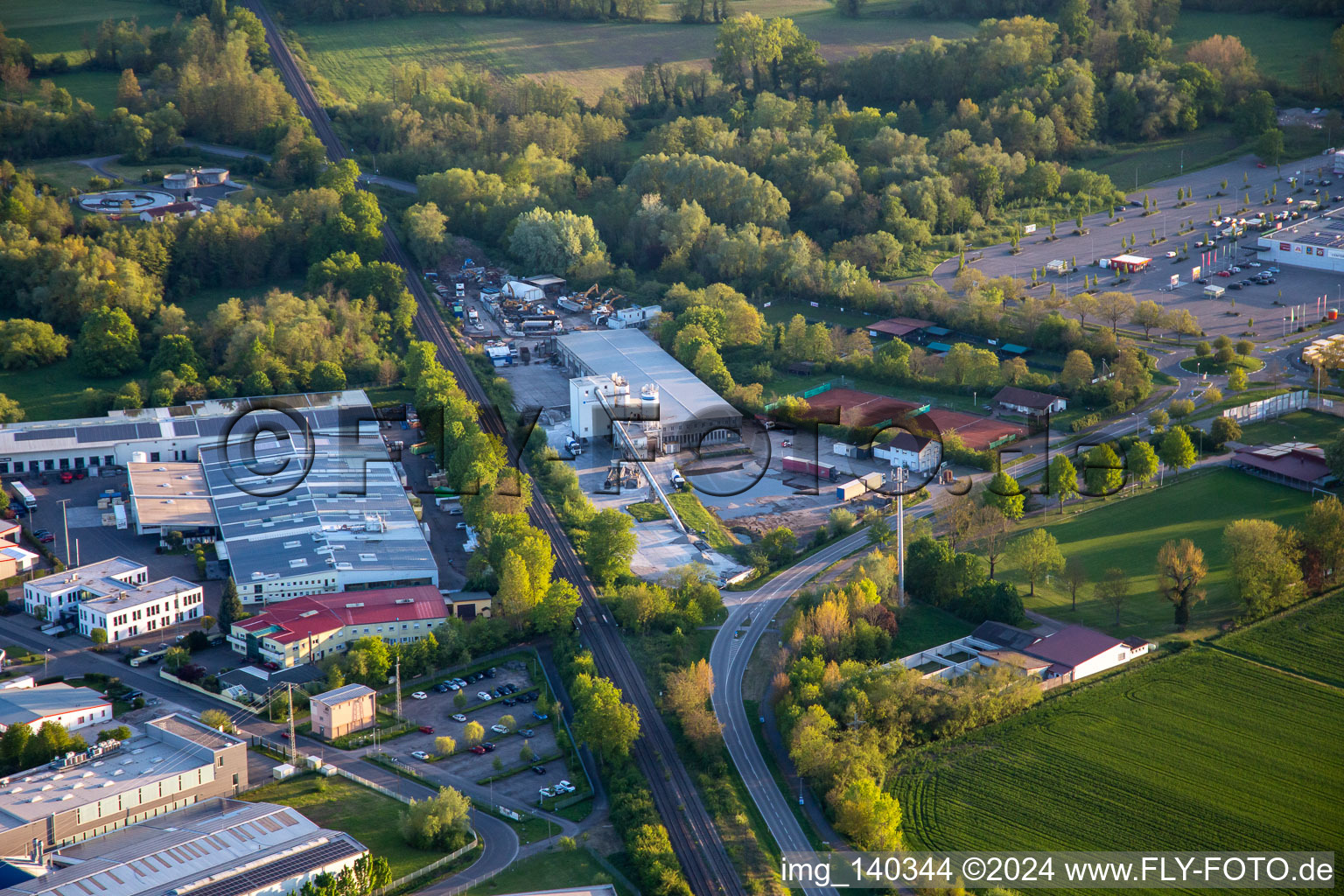 Dyckerhoff Concrete in Rohrbach in the state Rhineland-Palatinate, Germany