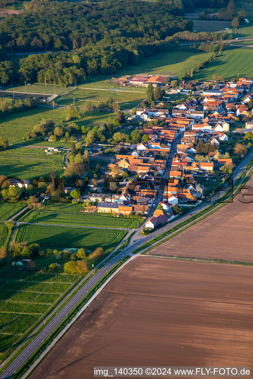 Brehmstr in the district Minderslachen in Kandel in the state Rhineland-Palatinate, Germany