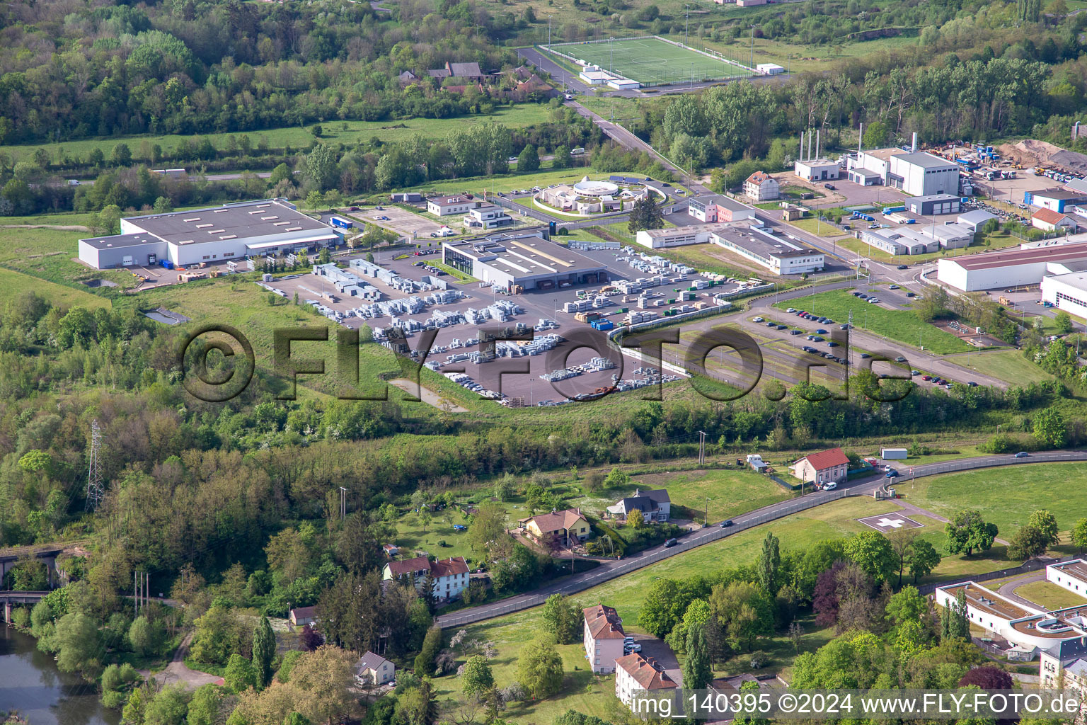 Siebert Sarl, JK Technic and Acbat SAS in the district Zone Industrielle du Grand Bois Fayencerie in Saargemünd in the state Moselle, France