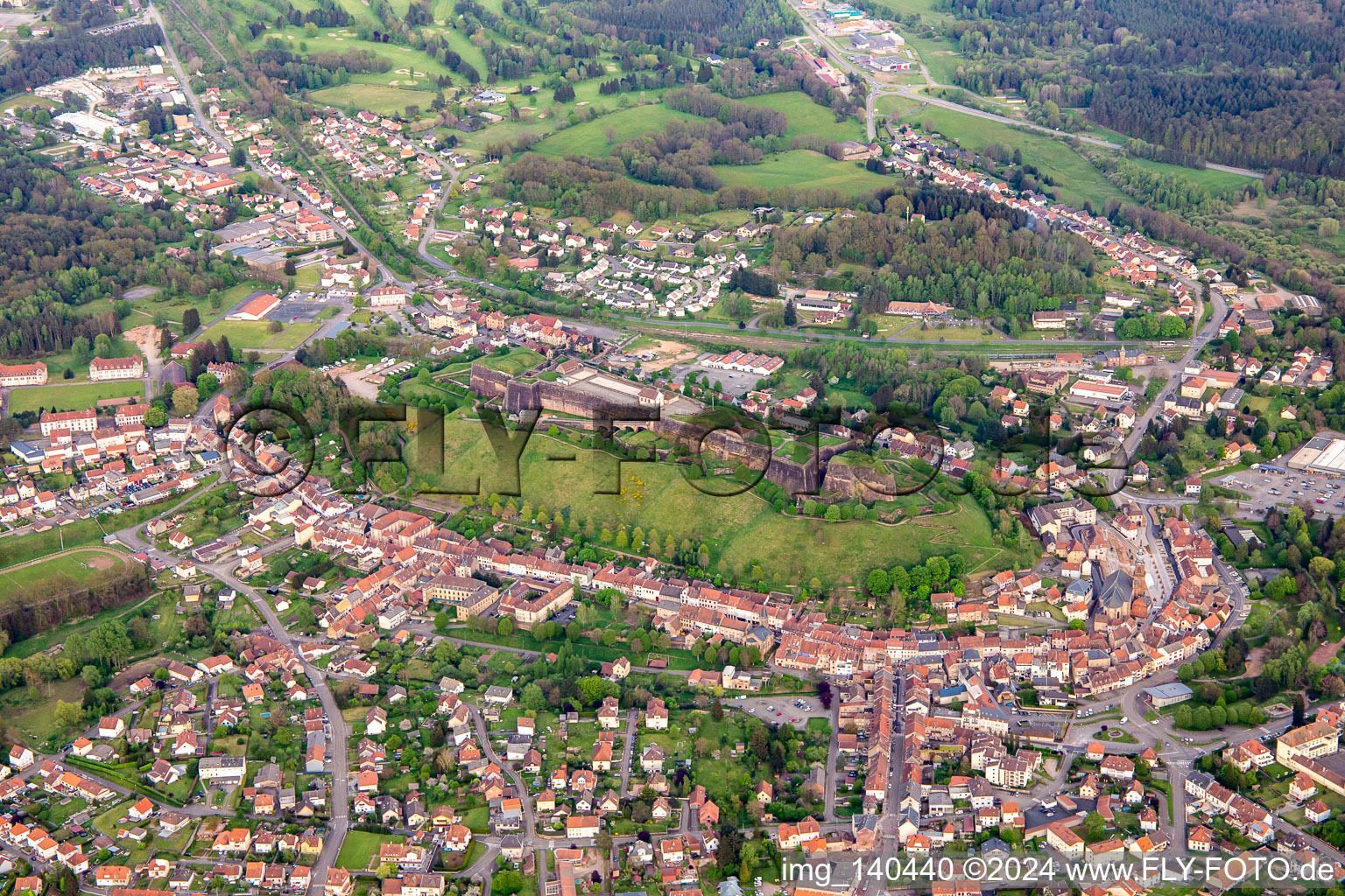 Citadel of Bitsch in Bitsch in the state Moselle, France