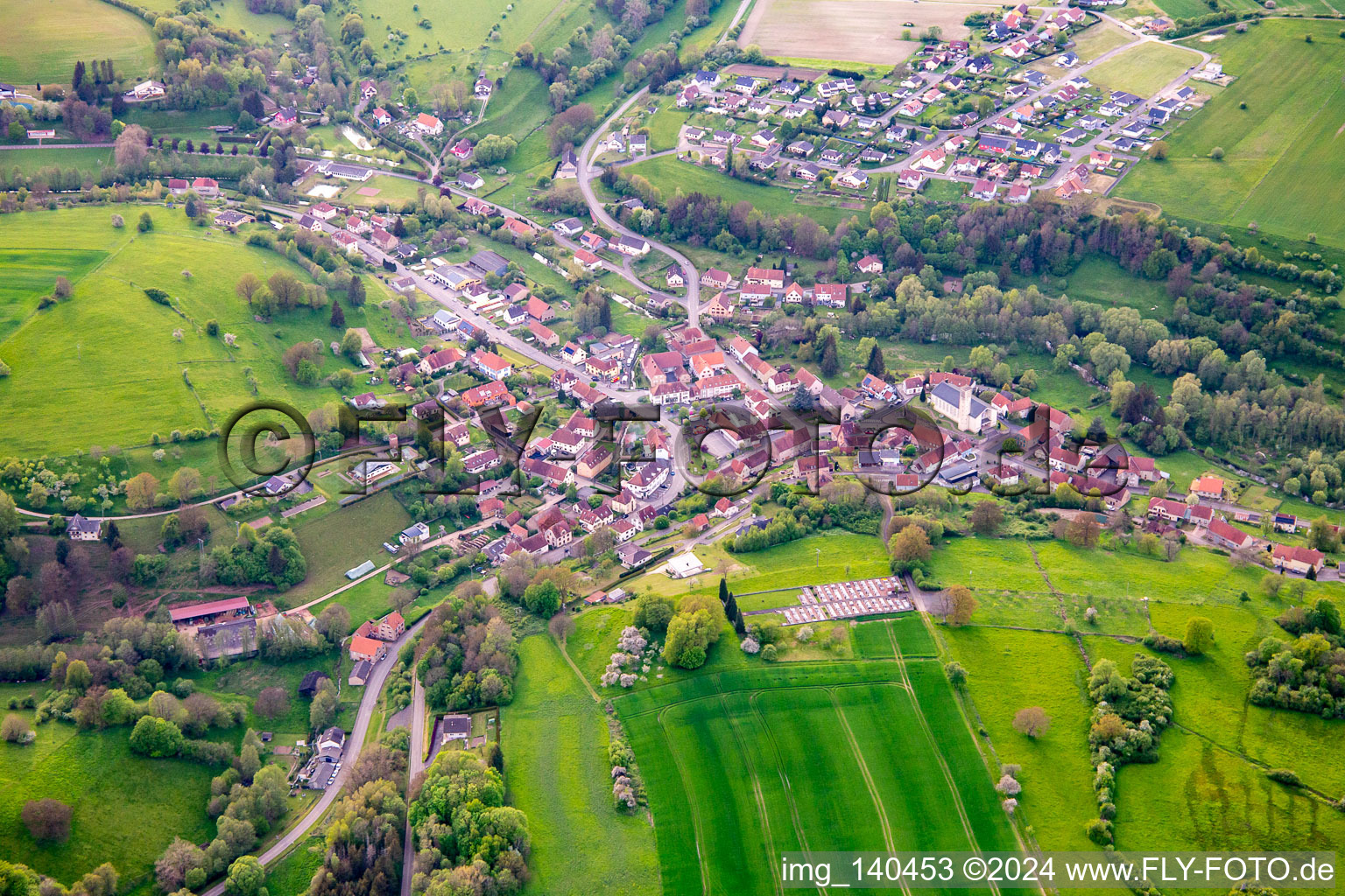 Volmunster in the state Moselle, France