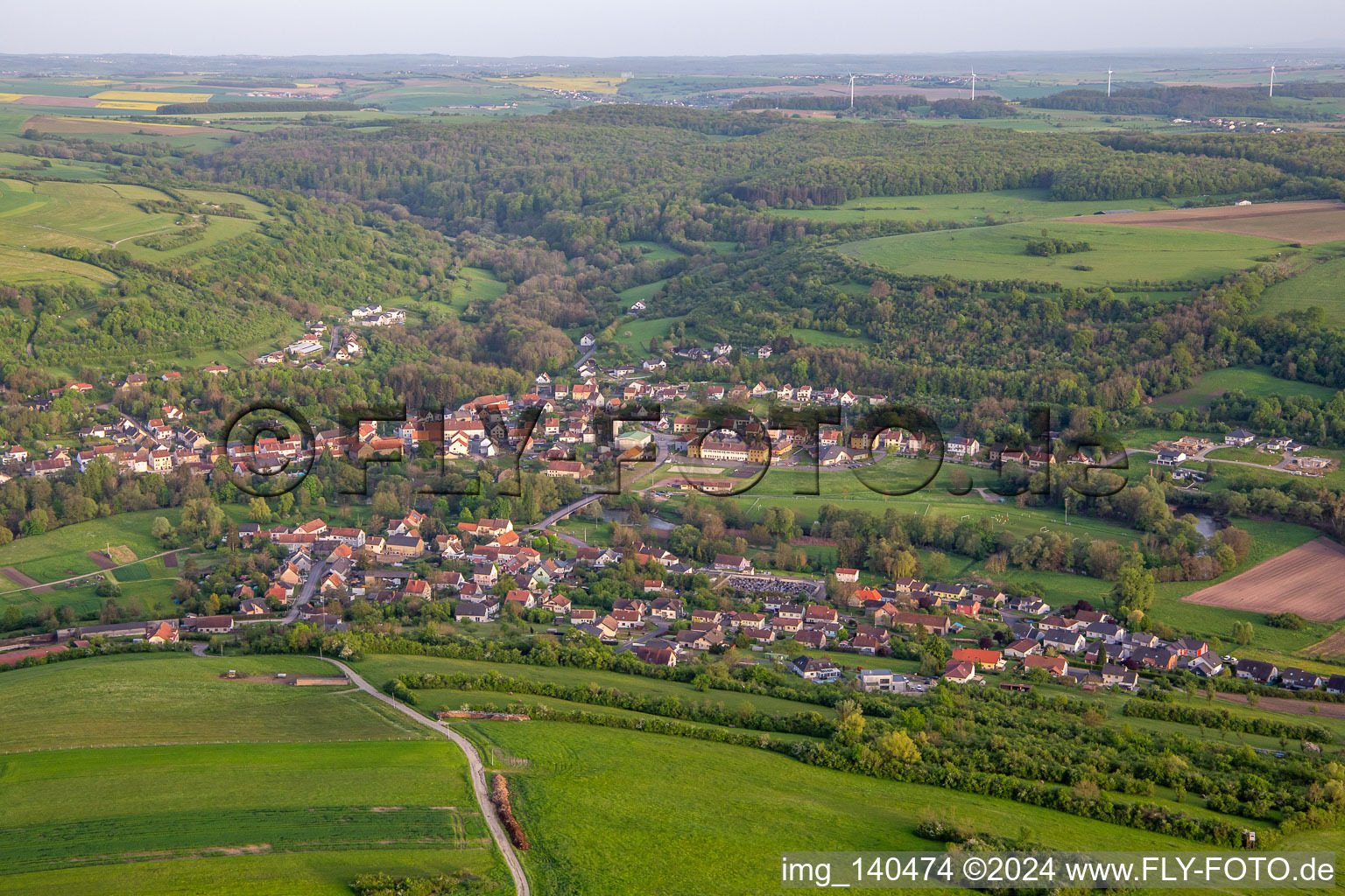 From the north in Bliesbruck in the state Moselle, France