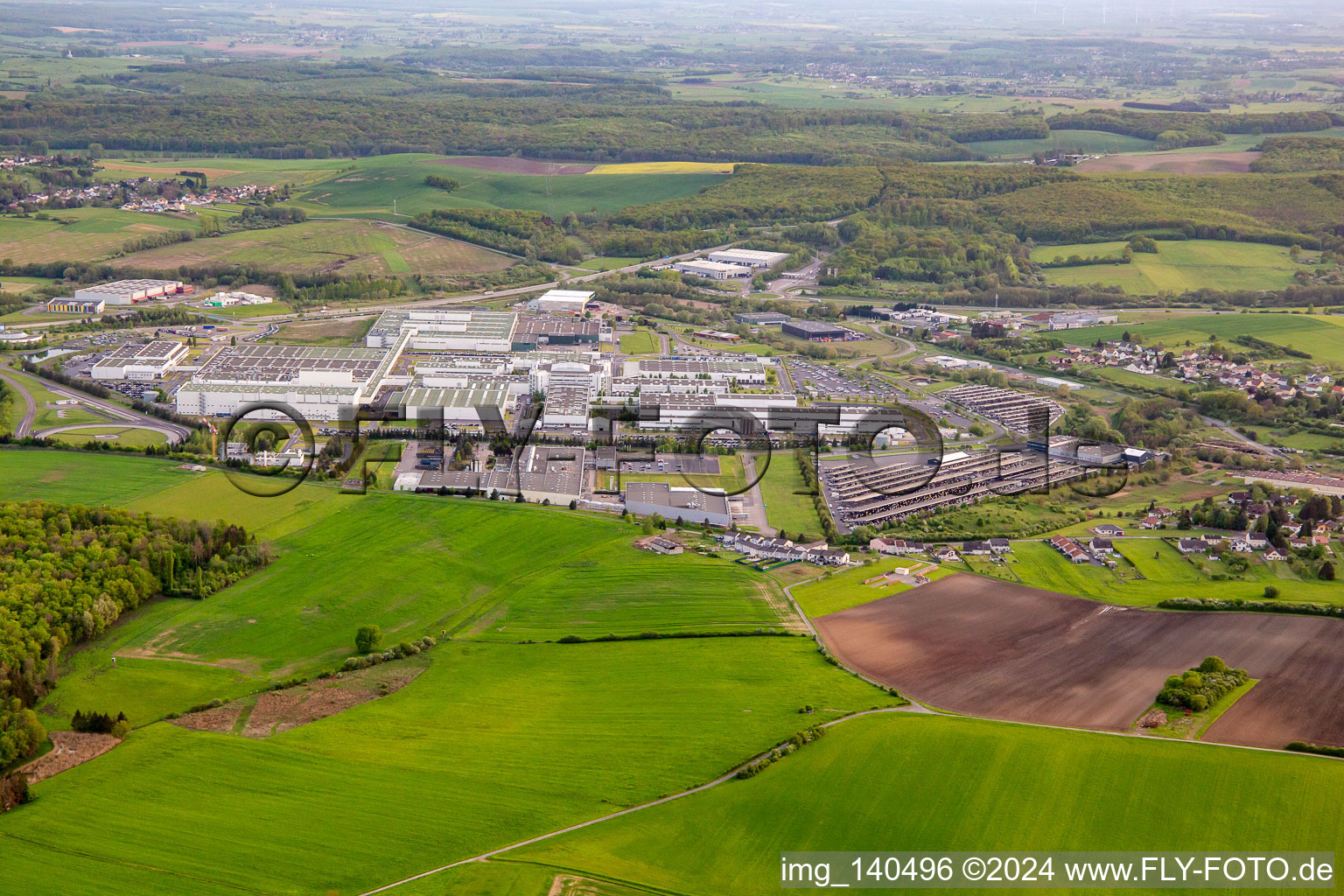 MAHLE Behr Hambach S.A.S in Hambach in the state Moselle, France out of the air