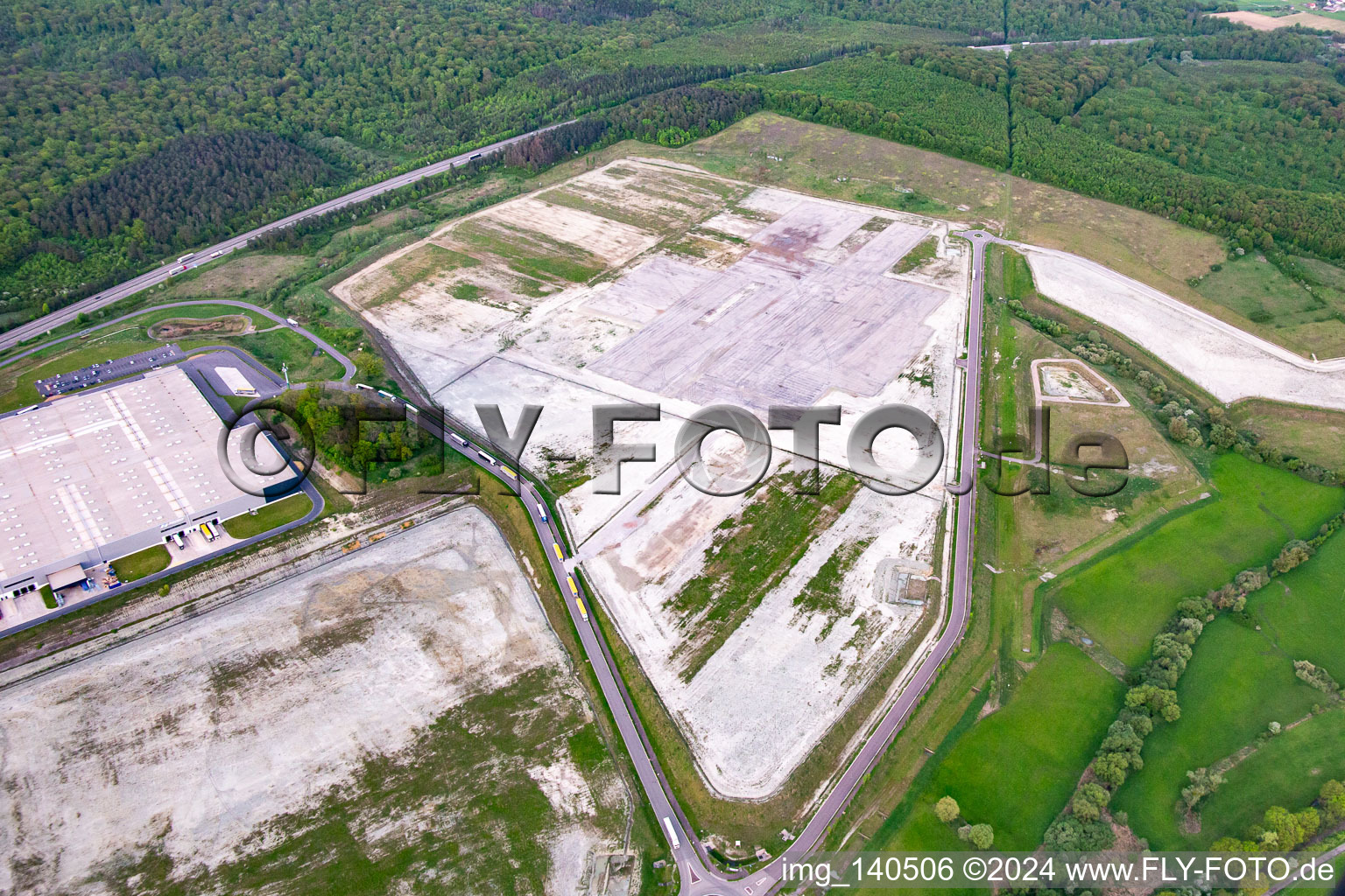 Industrial area development: South European Zone 2 in Hambach in the state Moselle, France