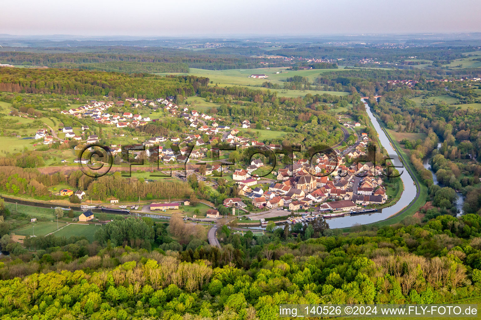 From the south in Wittring in the state Moselle, France