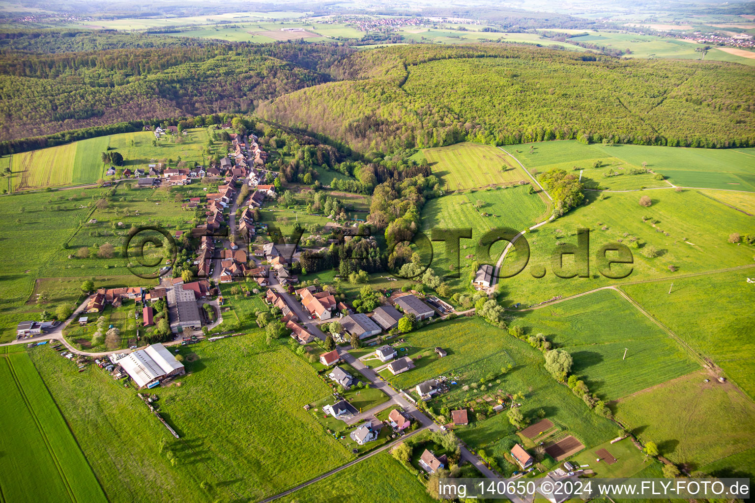 From the north in Ratzwiller in the state Bas-Rhin, France