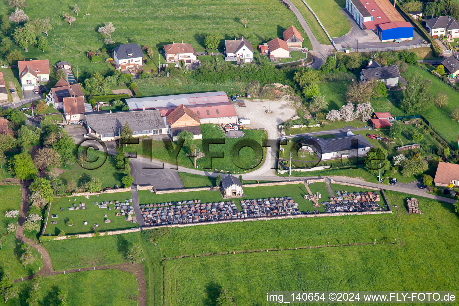 Cemetery in Butten in the state Bas-Rhin, France