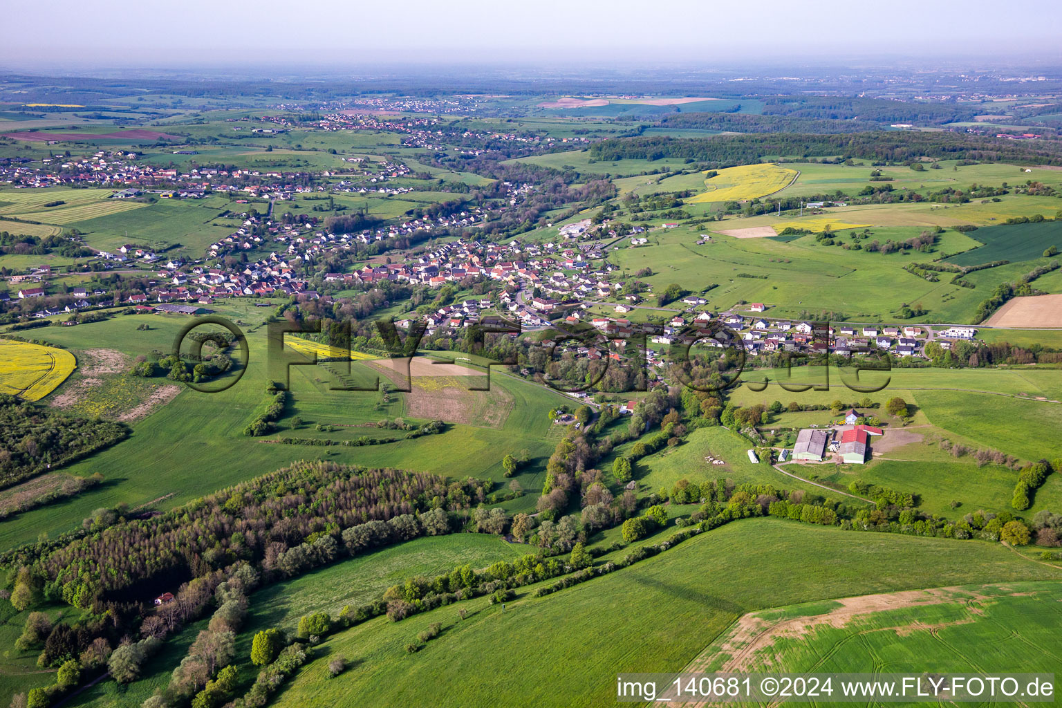 From northeast in Achen in the state Moselle, France