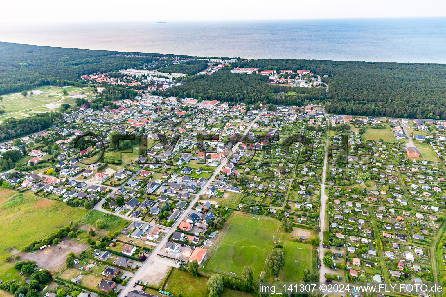 Hafenstr in Karlshagen in the state Mecklenburg-Western Pomerania, Germany