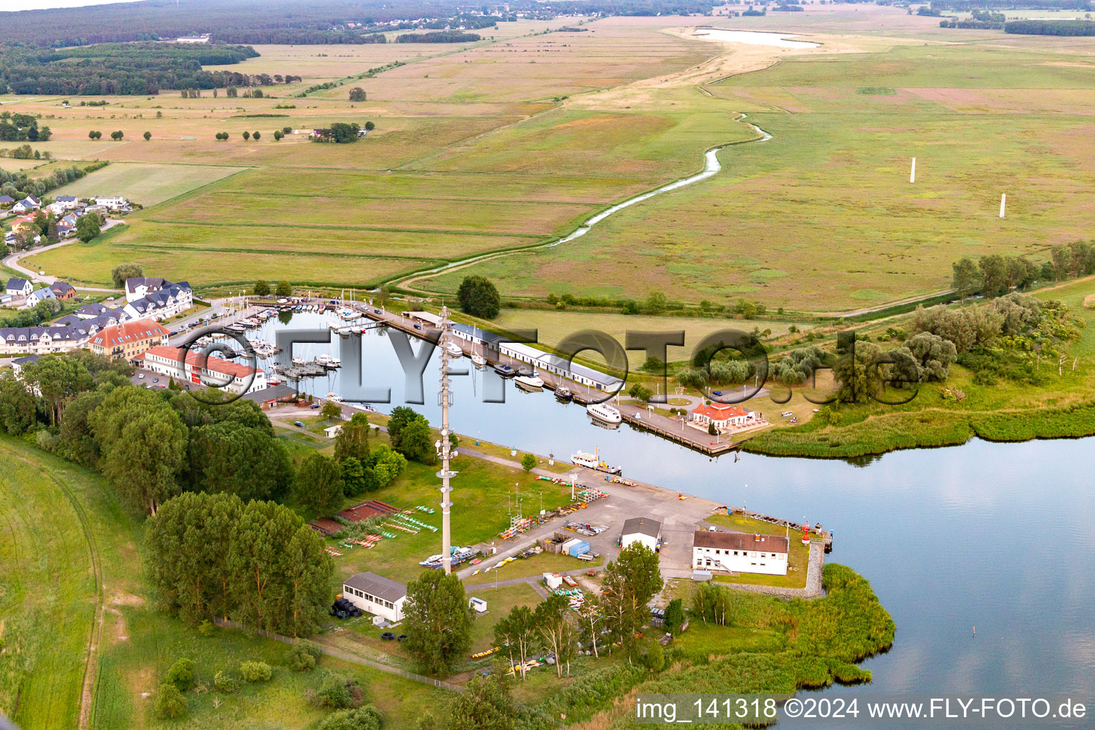 Stralsund Waterways and Shipping Office / Base Karlshagen at the yacht and fishing port Karlshagen in Karlshagen in the state Mecklenburg-Western Pomerania, Germany