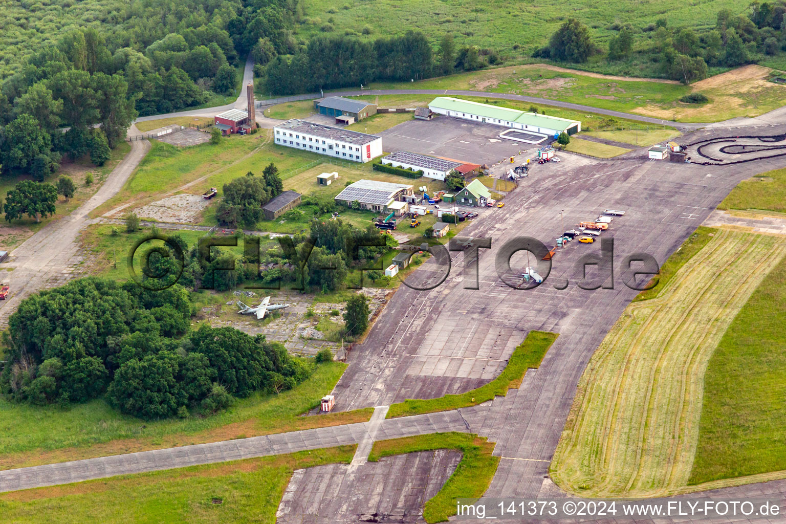 Airport Tourist Center (ATC) at Peenemünde Airport in Peenemünde in the state Mecklenburg-Western Pomerania, Germany