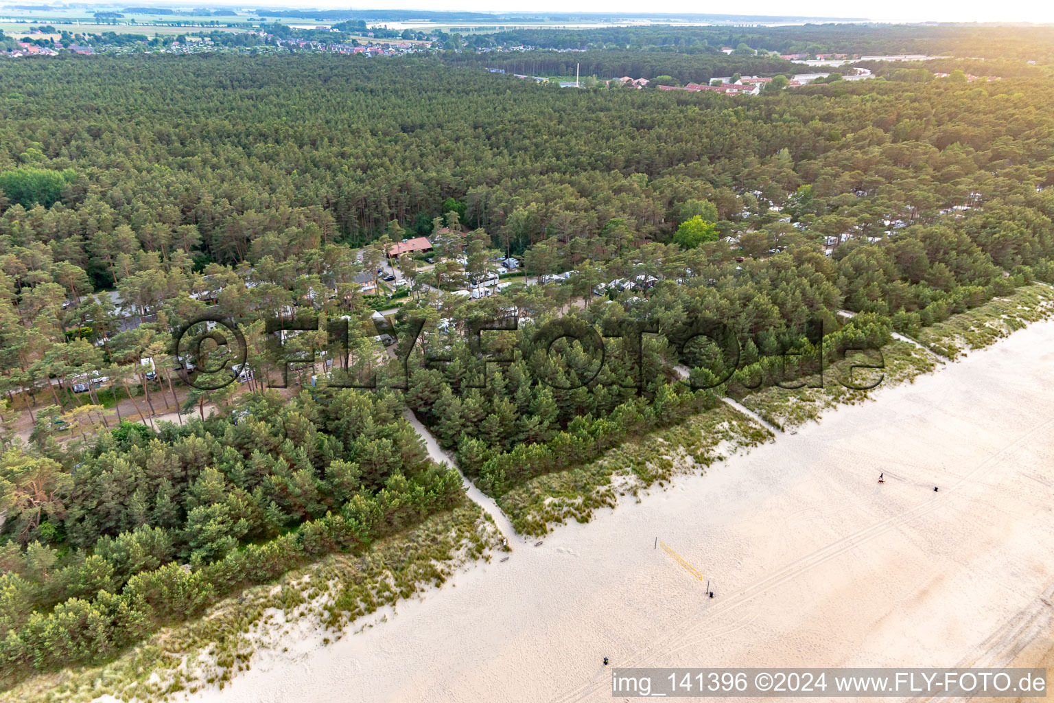 Dune Camp Karlshagen in Karlshagen in the state Mecklenburg-Western Pomerania, Germany