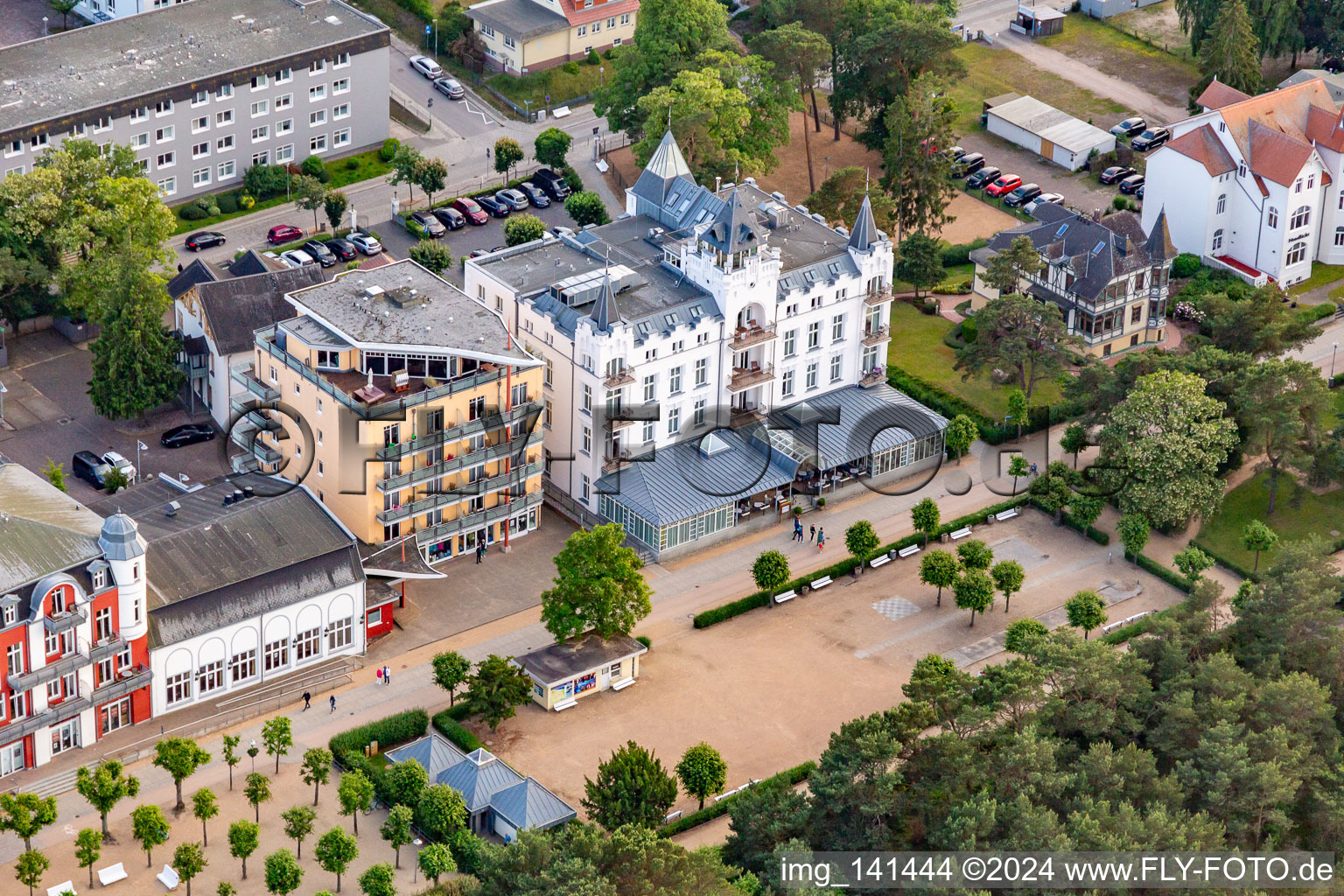 Usedom Palace Hotel in Zinnowitz in the state Mecklenburg-Western Pomerania, Germany