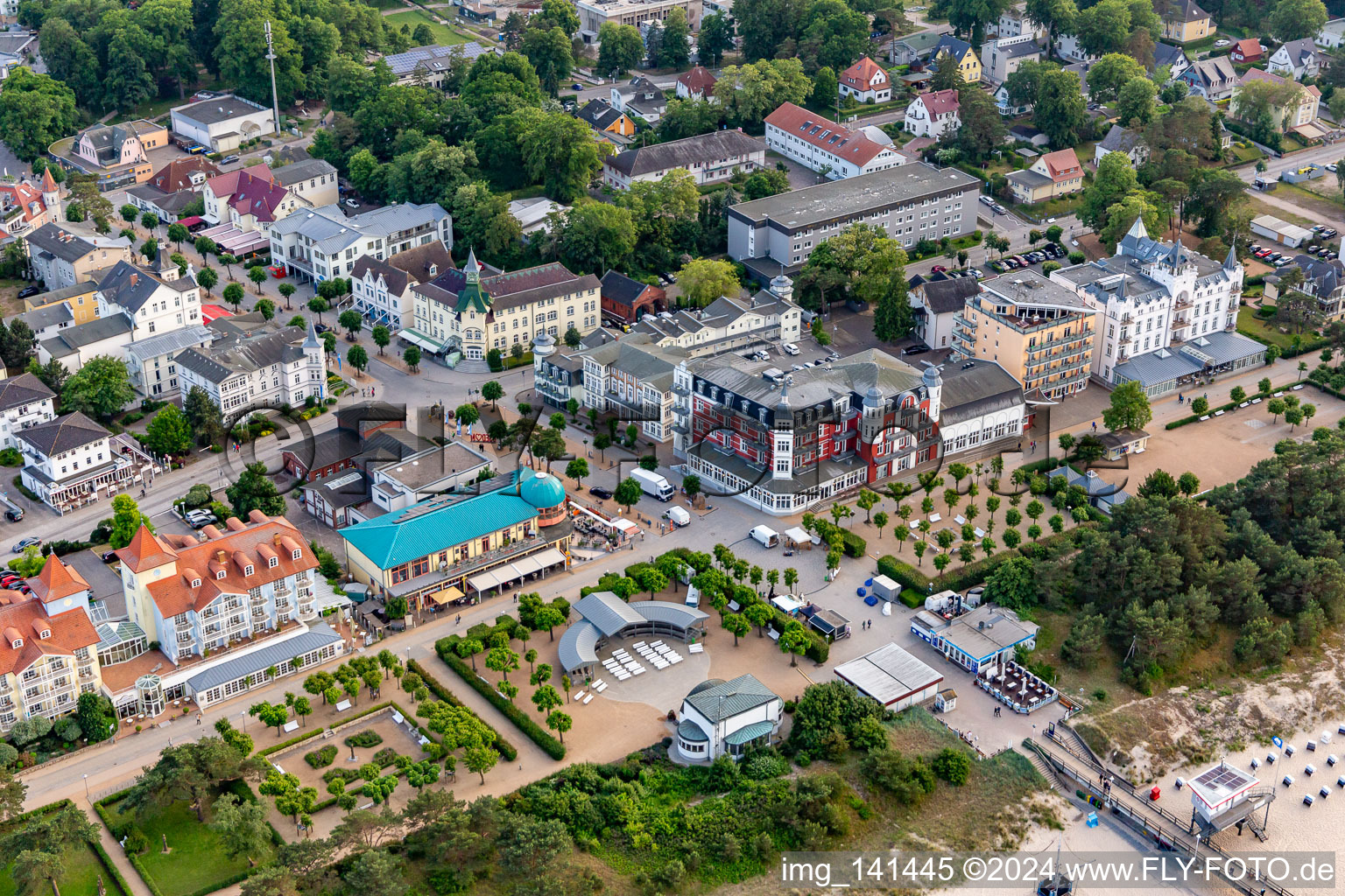 Beach Hotel Preussenhof in Zinnowitz in the state Mecklenburg-Western Pomerania, Germany