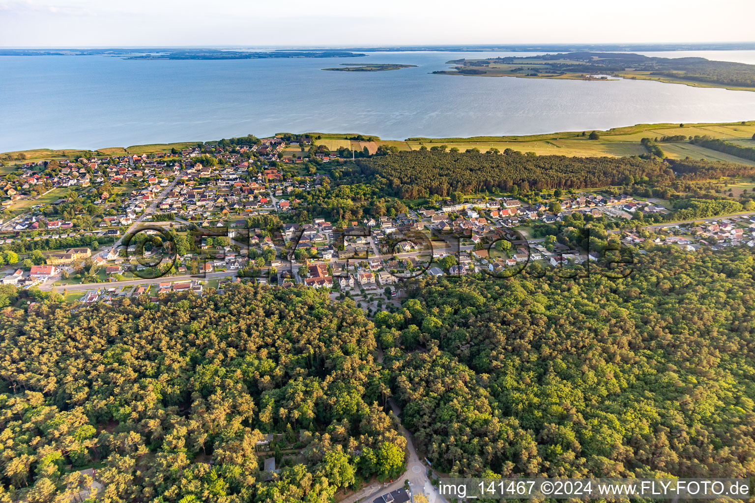 Achterewasserseite in Zempin in the state Mecklenburg-Western Pomerania, Germany