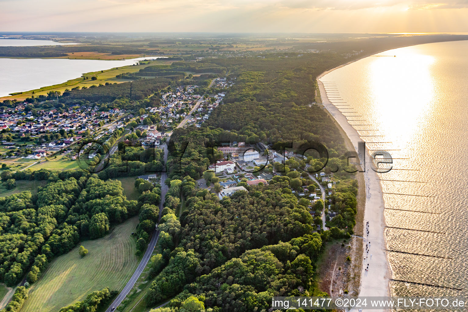 Seagull Trail on the Baltic Sea side in Zempin in the state Mecklenburg-Western Pomerania, Germany