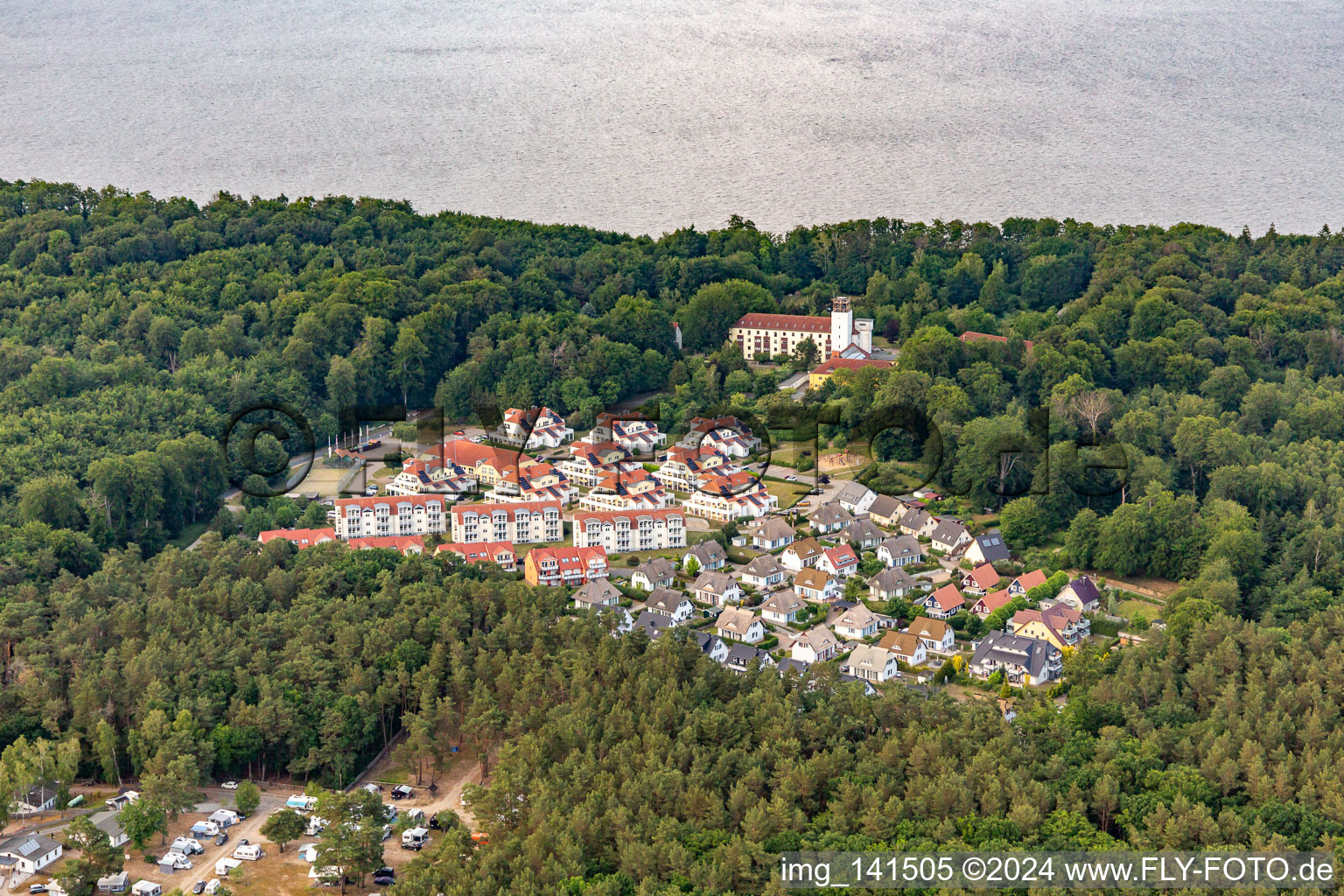 Holiday park in Koserow in the state Mecklenburg-Western Pomerania, Germany