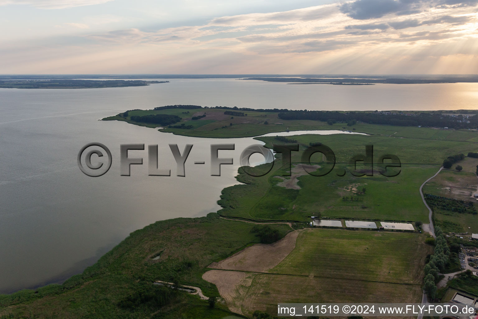 Fishing ponds Ückeritz, Loddiner Höft in Ückeritz in the state Mecklenburg-Western Pomerania, Germany