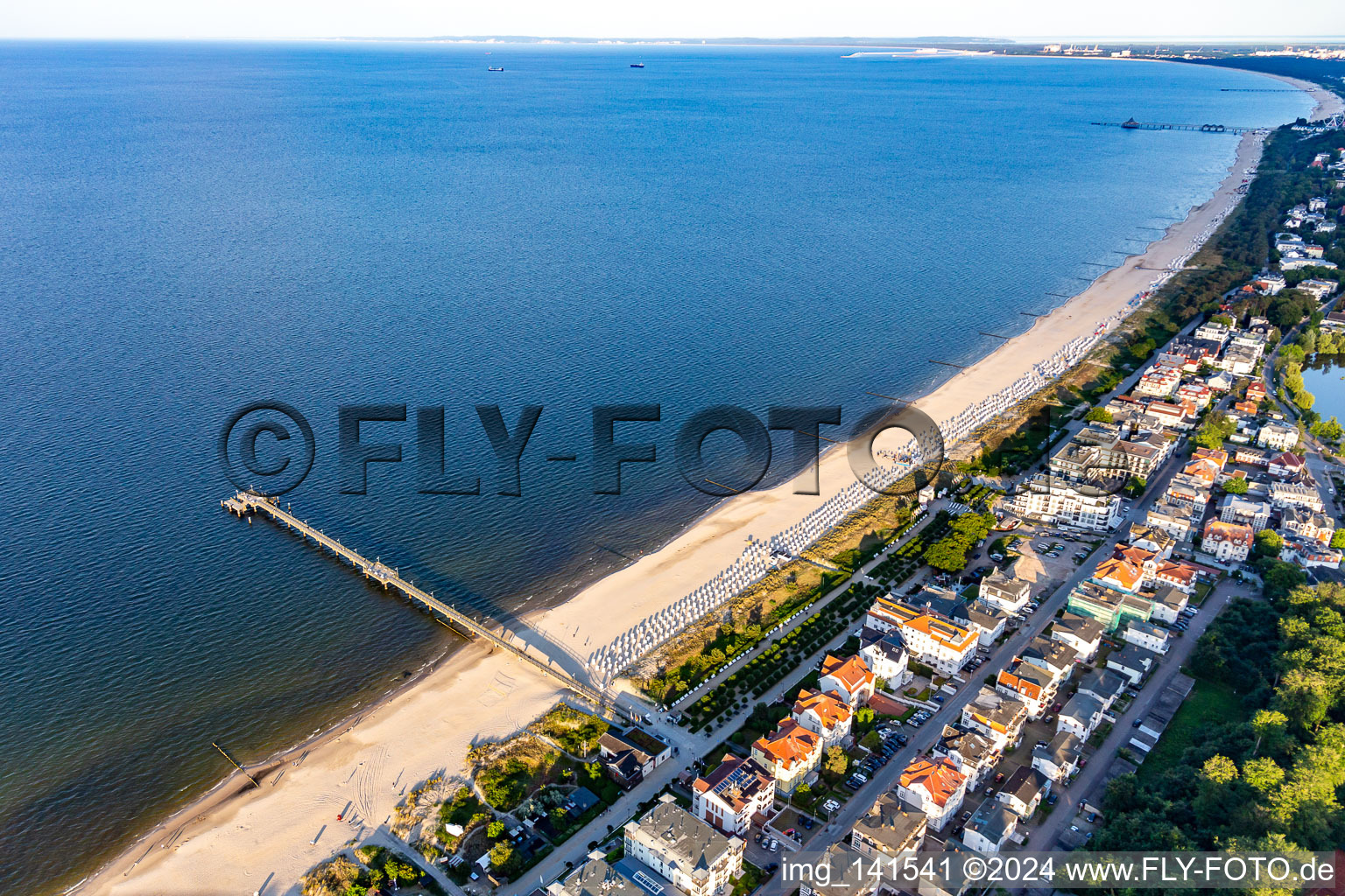 Pier Bansin in the district Bansin in Heringsdorf in the state Mecklenburg-Western Pomerania, Germany