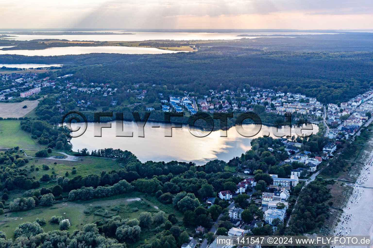 Schloonsee in the district Neuhof U in Heringsdorf in the state Mecklenburg-Western Pomerania, Germany