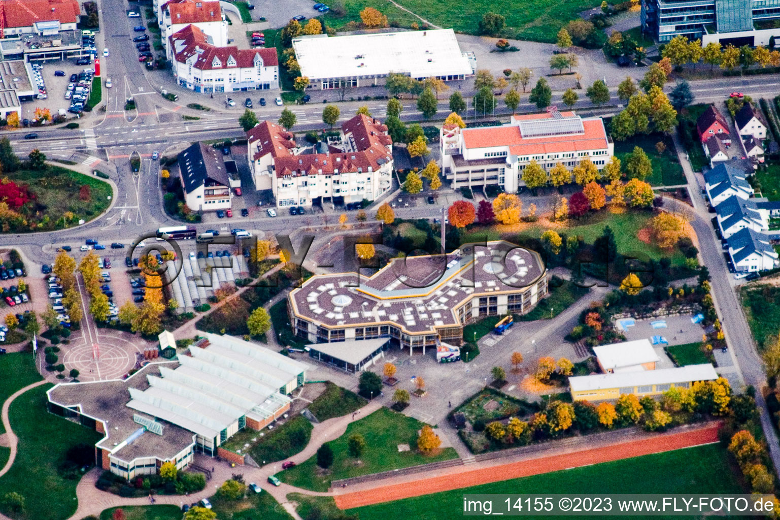 Pestalozzi Community School in the district Graben in Graben-Neudorf in the state Baden-Wuerttemberg, Germany