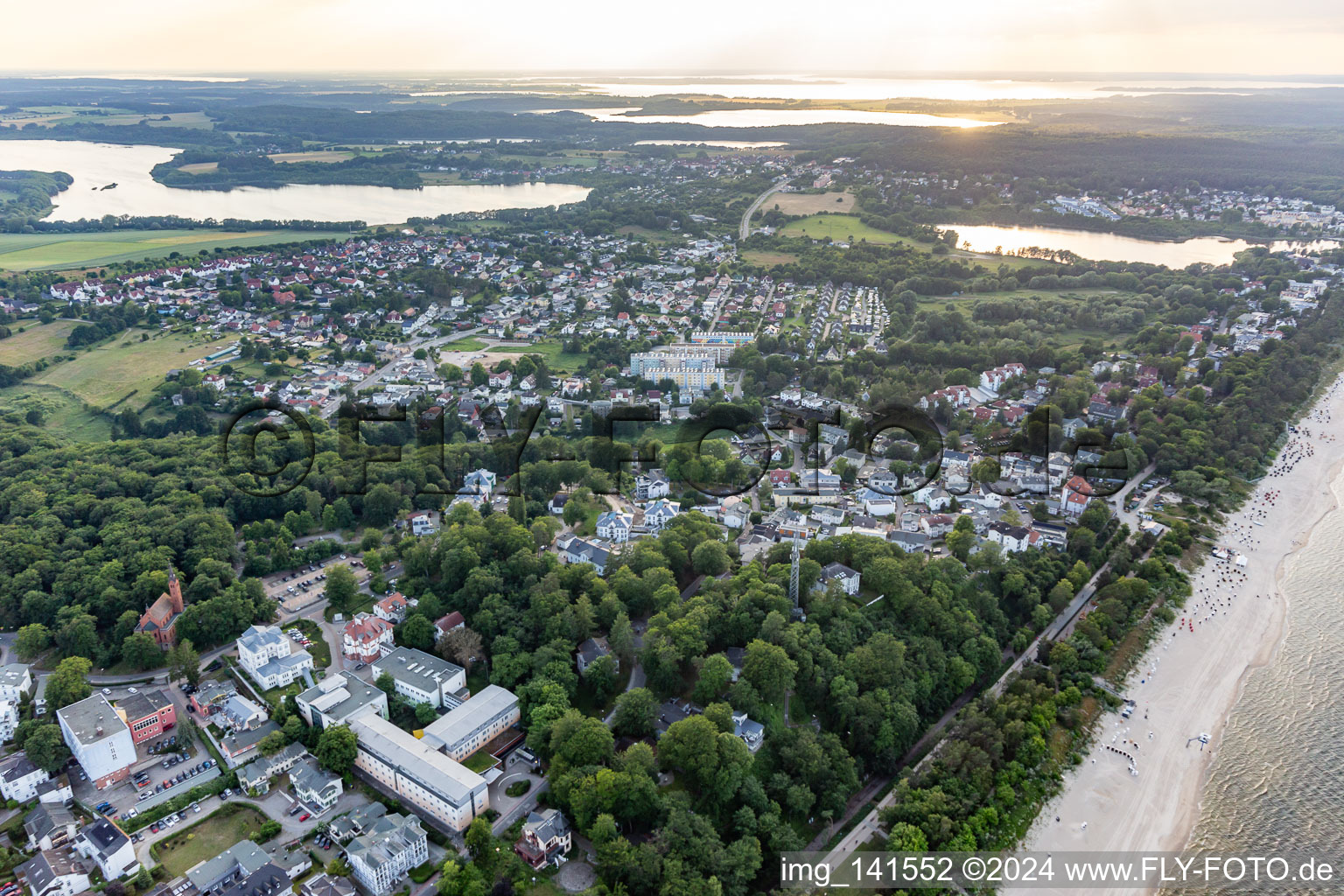 Northwestern part in Heringsdorf in the state Mecklenburg-Western Pomerania, Germany