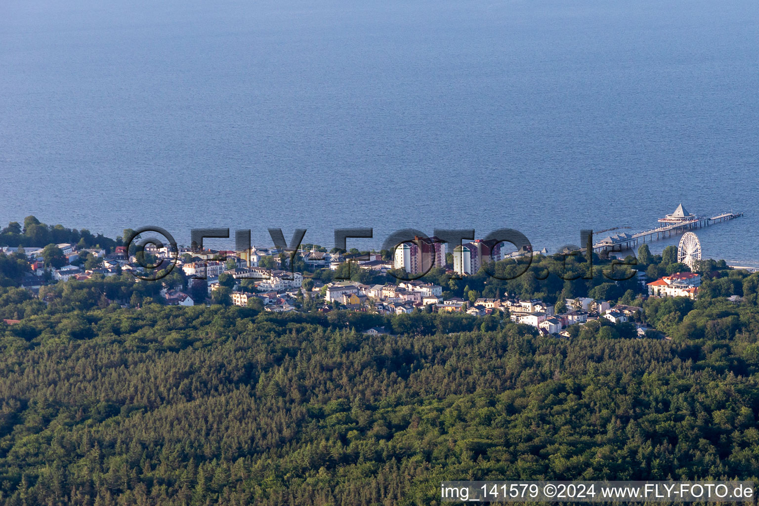 Health resort Heringsdorf and rehabilitation clinic Usedom Ostseebad Heringsdorf in front of the pier Heringsdorf in Heringsdorf in the state Mecklenburg-Western Pomerania, Germany