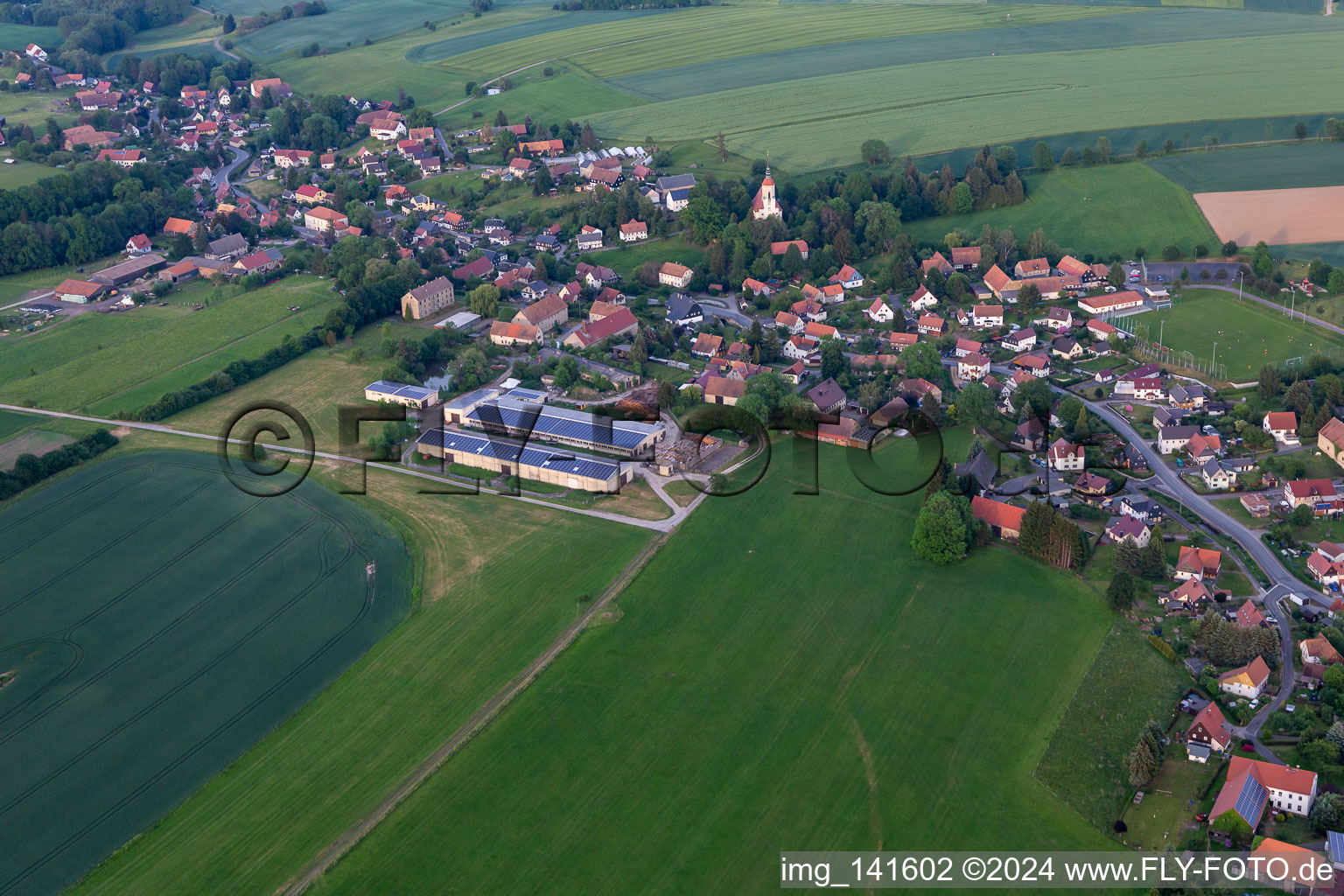 From the west in the district Bertsdorf in Bertsdorf-Hörnitz in the state Saxony, Germany