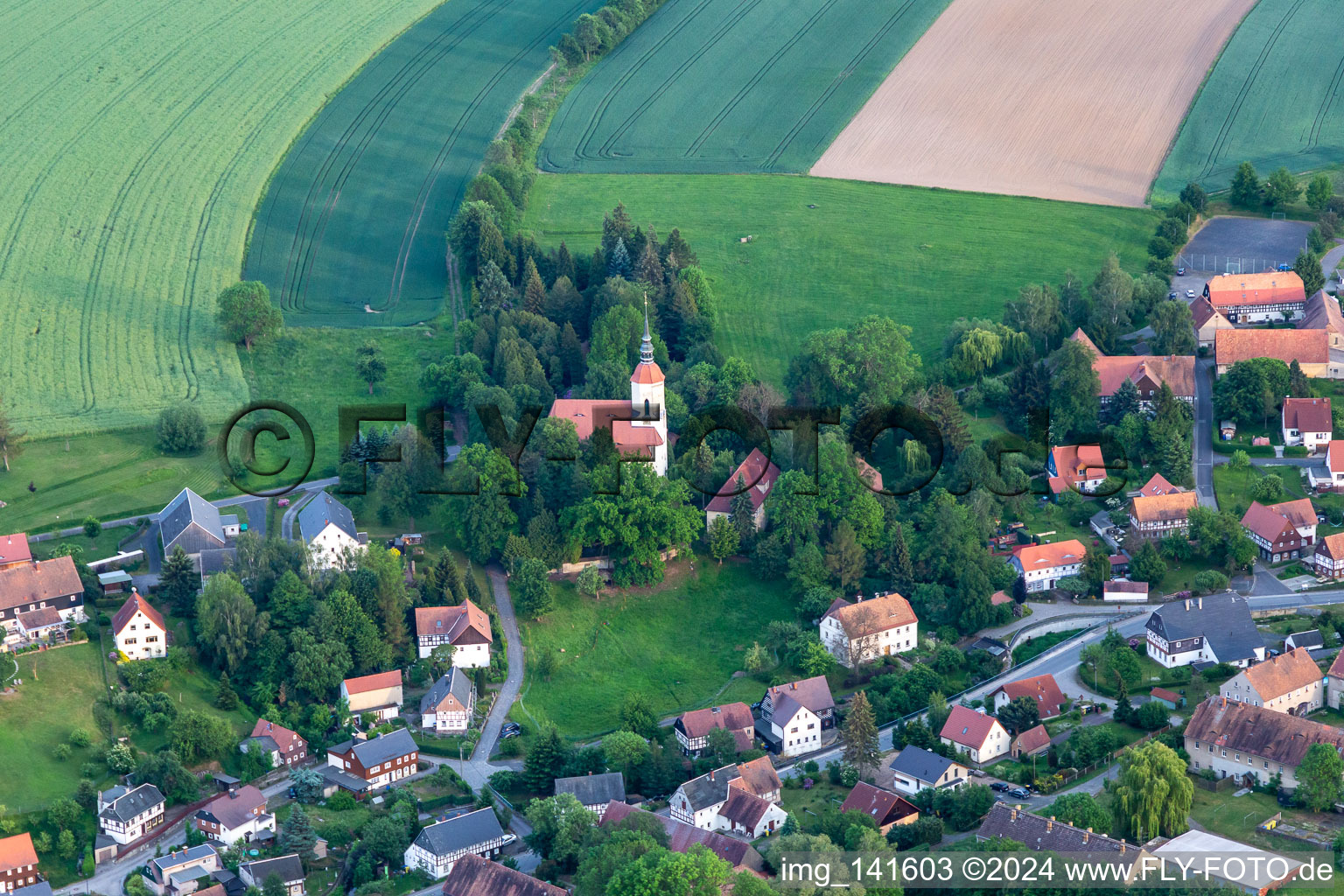 Evangelical Lutheran Church in the district Bertsdorf in Bertsdorf-Hörnitz in the state Saxony, Germany