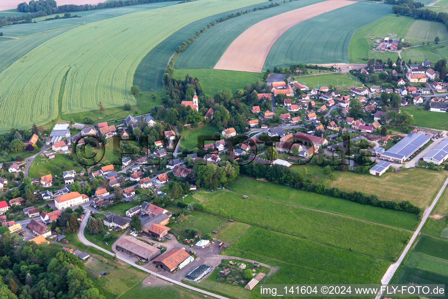 District Bertsdorf in Bertsdorf-Hörnitz in the state Saxony, Germany