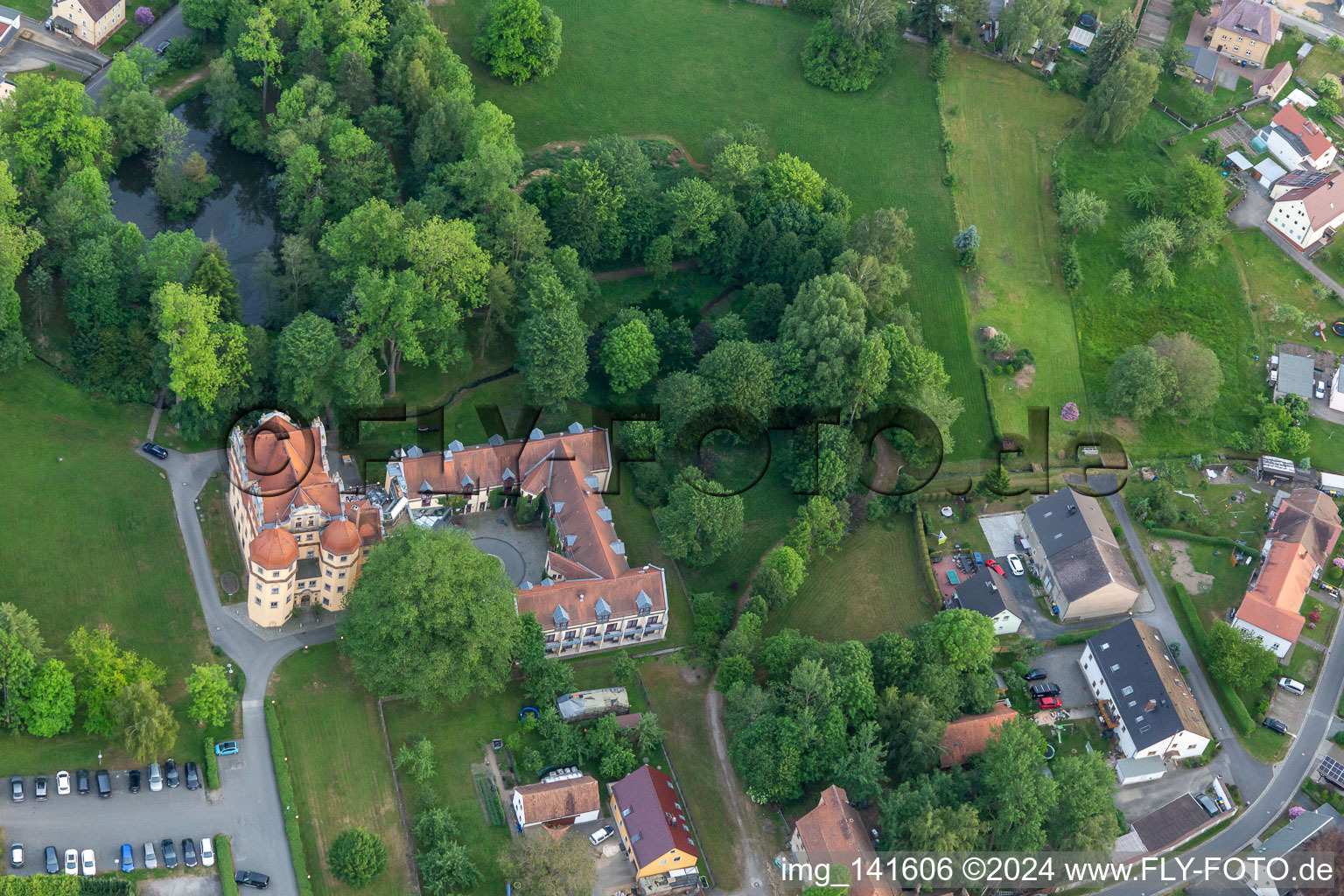 Castle Hotel Althörnitz in the district Hörnitz in Bertsdorf-Hörnitz in the state Saxony, Germany