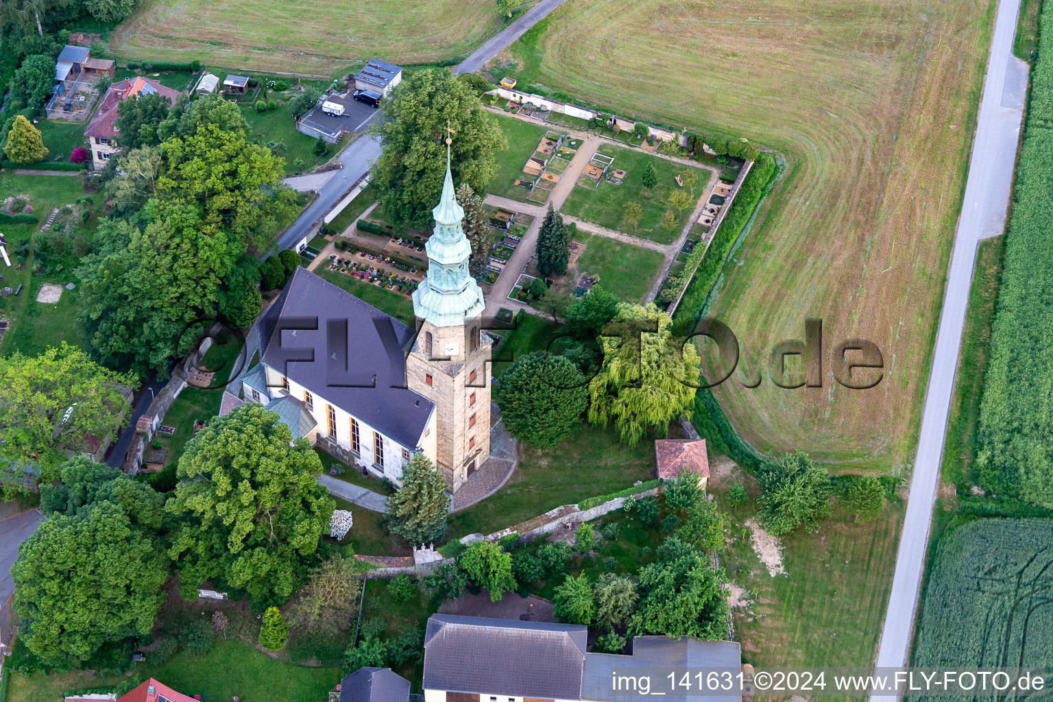 Church Wittgendorf in the district Wittgendorf in Zittau in the state Saxony, Germany