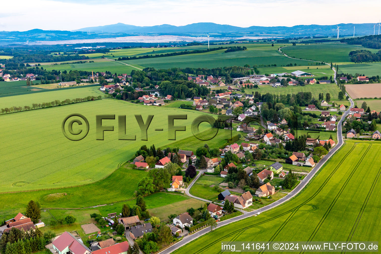 District Burkersdorf in Zittau in the state Saxony, Germany